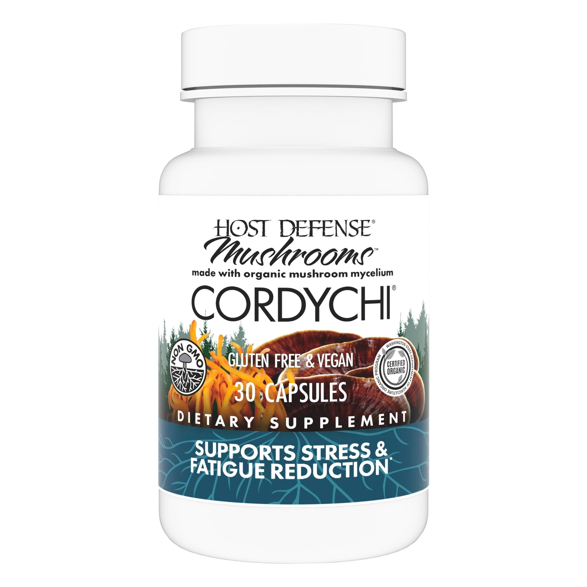 Host Defense CordyChi Capsules 30 Count
