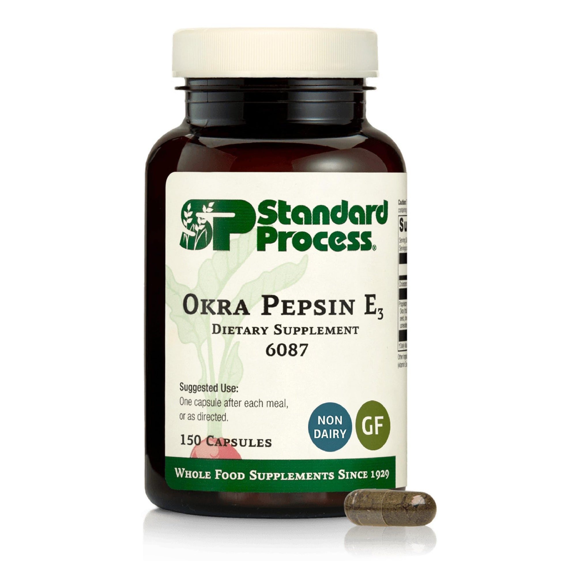 Standard Process Inc. Okra Pepsin E3 Capsules 150
