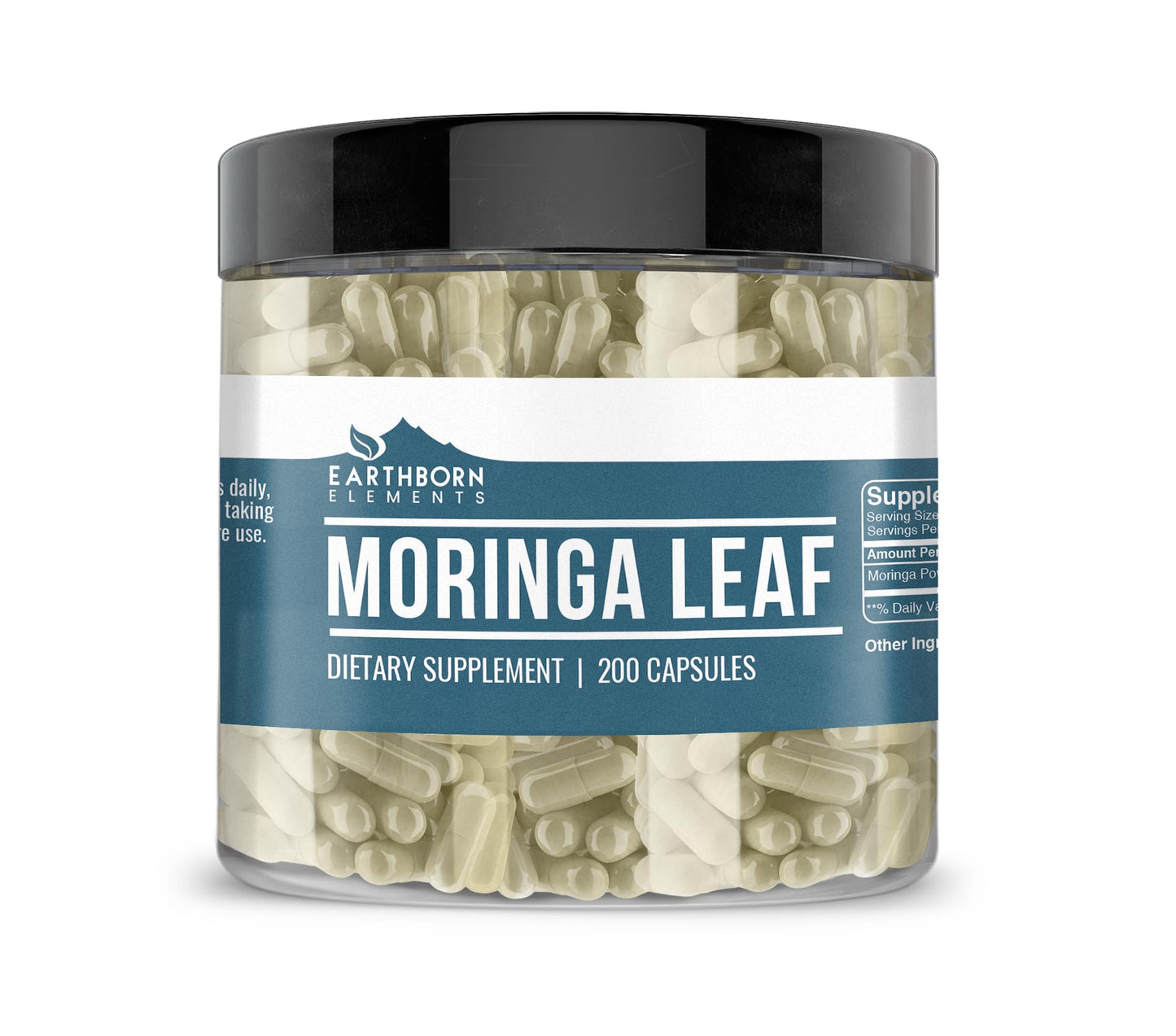 Earthborn Elements Moringa Capsules 200 Count