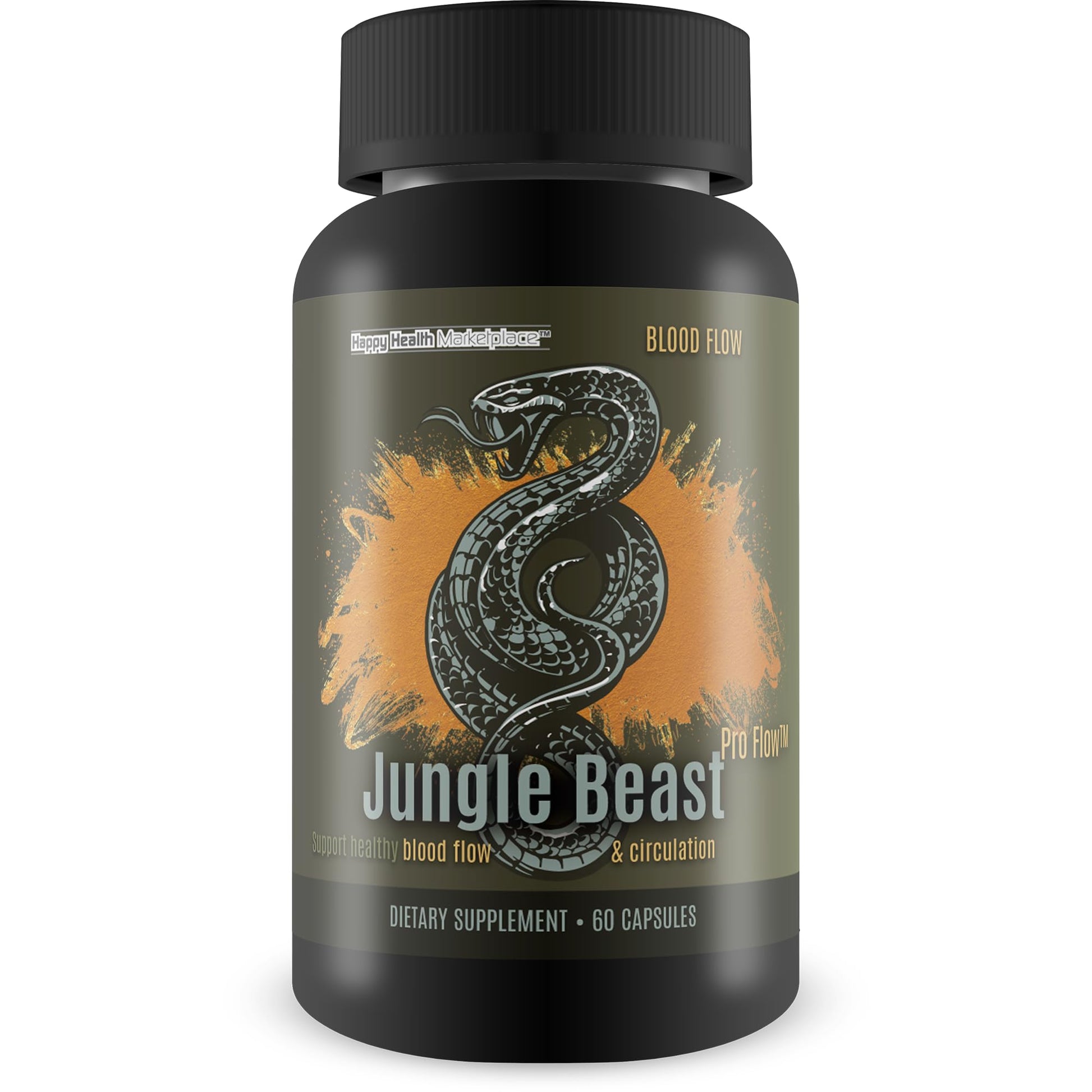 Happy Health Marketplace Jungle Beast Pro Flow Capsule 60 Count