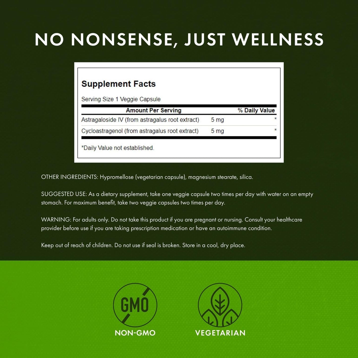 Swanson Telomere Formula 180 Capsules