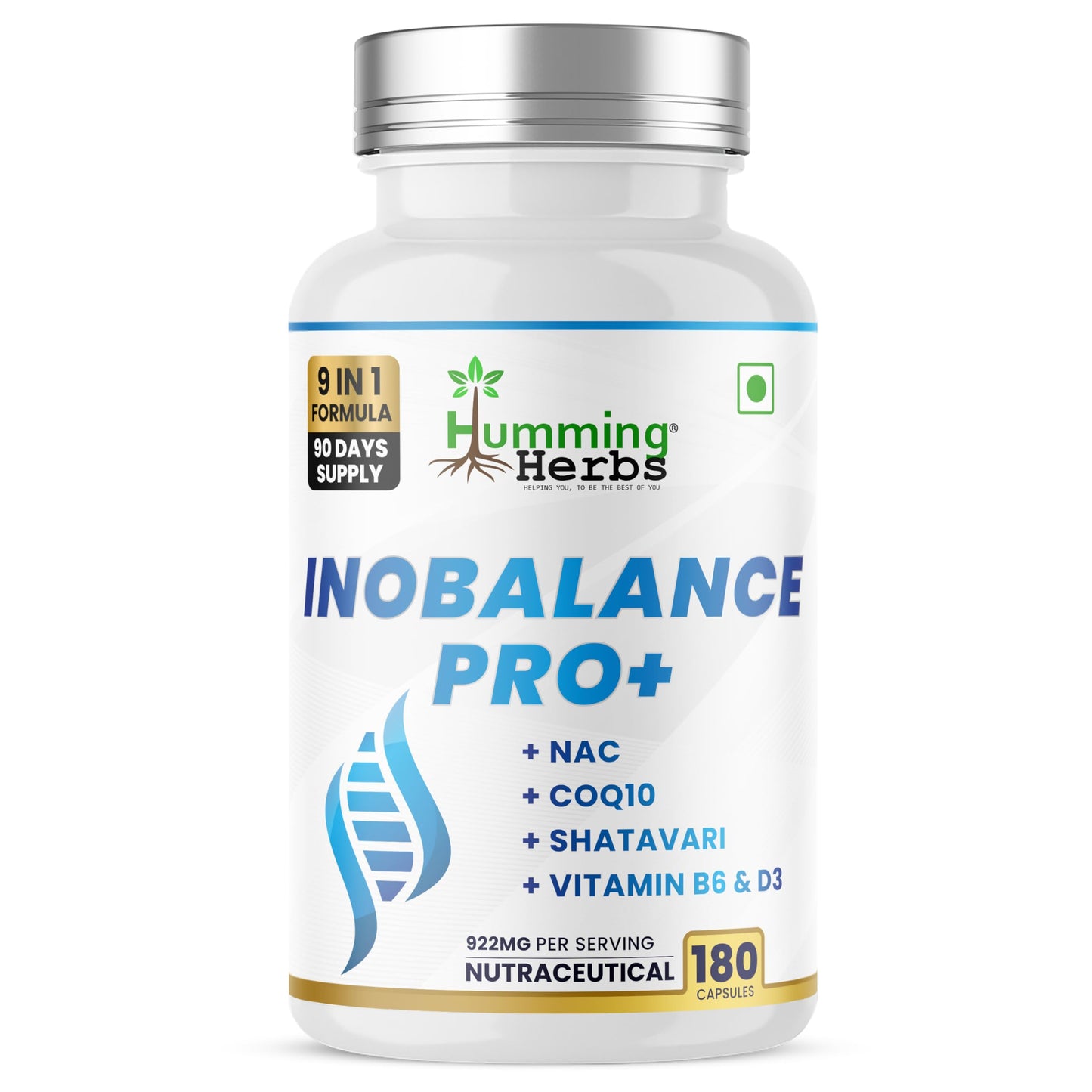 Humming Herbs Inobalance Pro+ 180 Veg Capsules