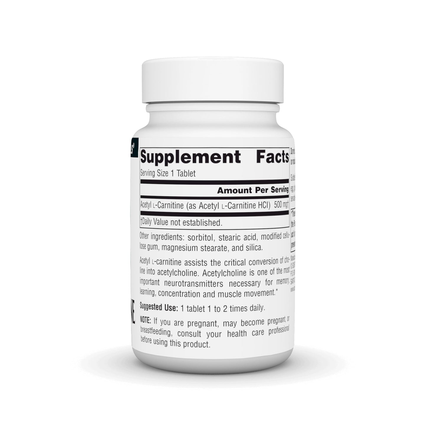 Source Naturals Acetyl L-Carnitine 500mg 30 Tablets