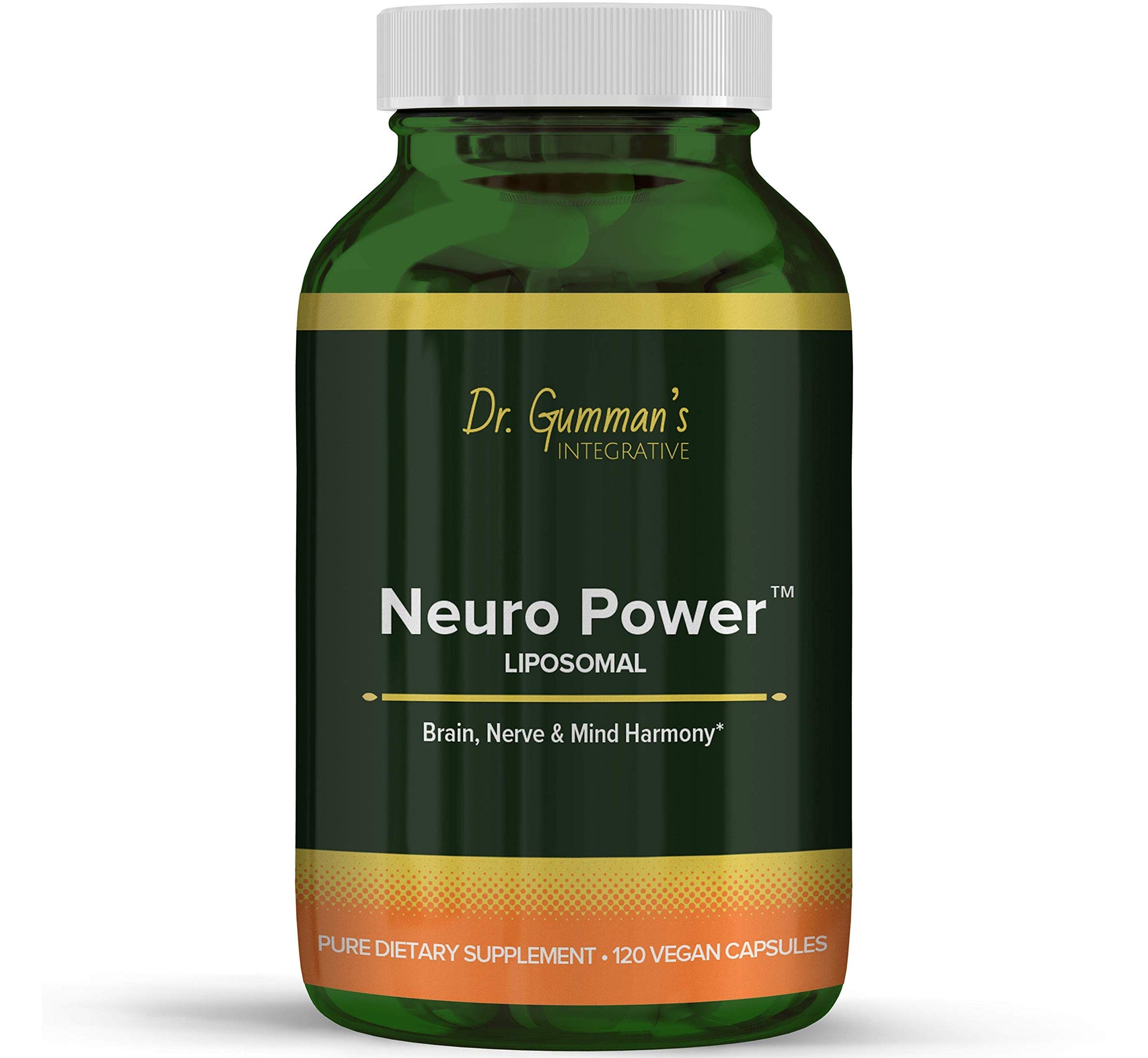 Harmony Nutraceuticals Neuro Power Liposomal Dr. Gumman's Integrative Support for Brain, Nerve & Mind Capsule 120 Count