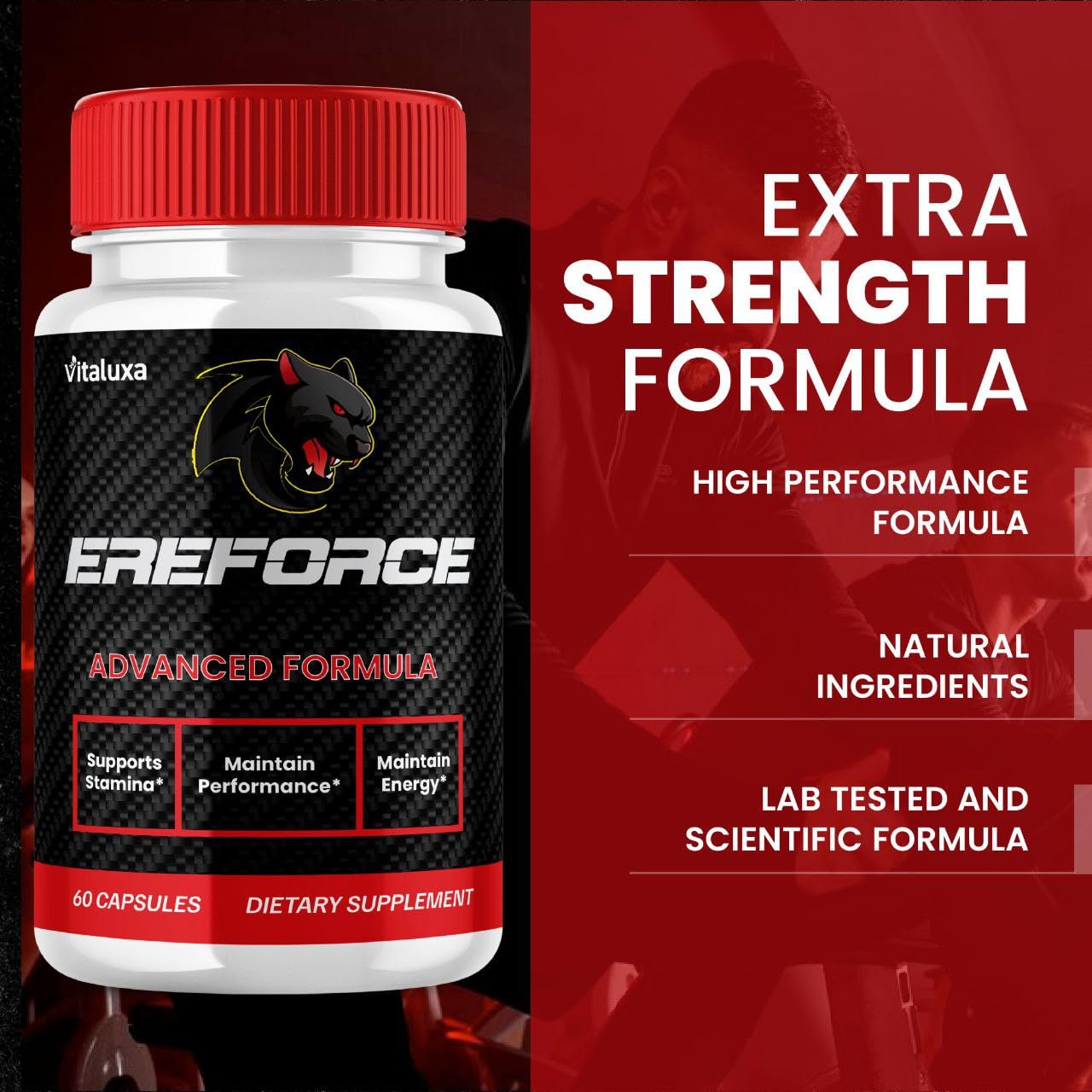 Vitaluxa Ereforce Capsules, 180 Capsules