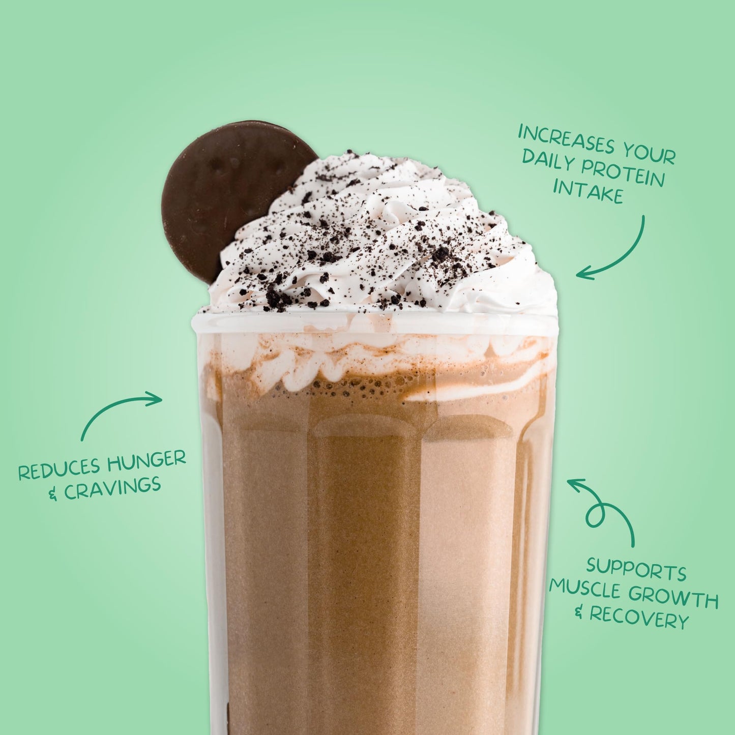 Clean Simple Eats Whey Isolate Protein Powder, Mint Chocolate Cookie, 36 Servings