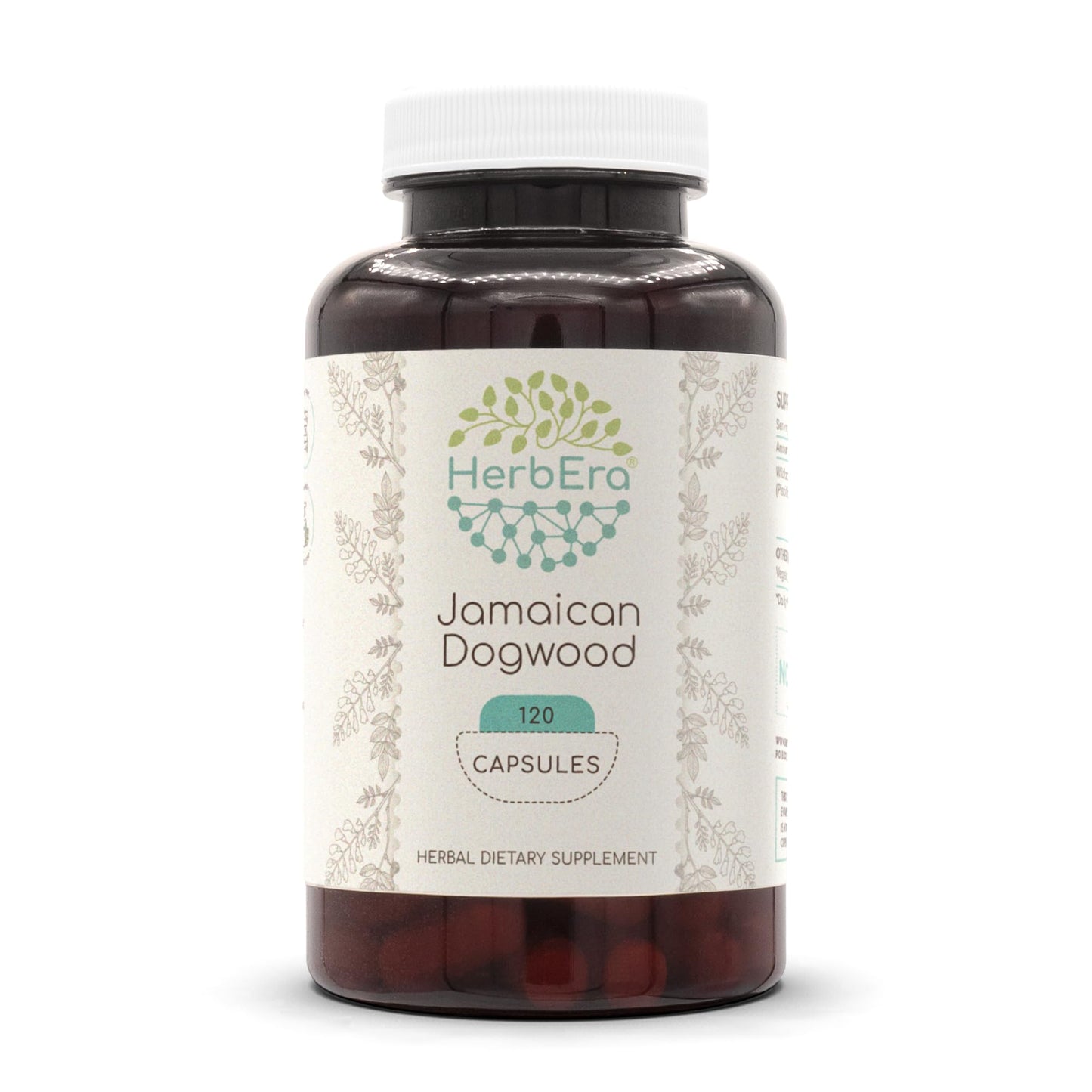 HerbEra Jamaican Dogwood Capsules, 120 Count