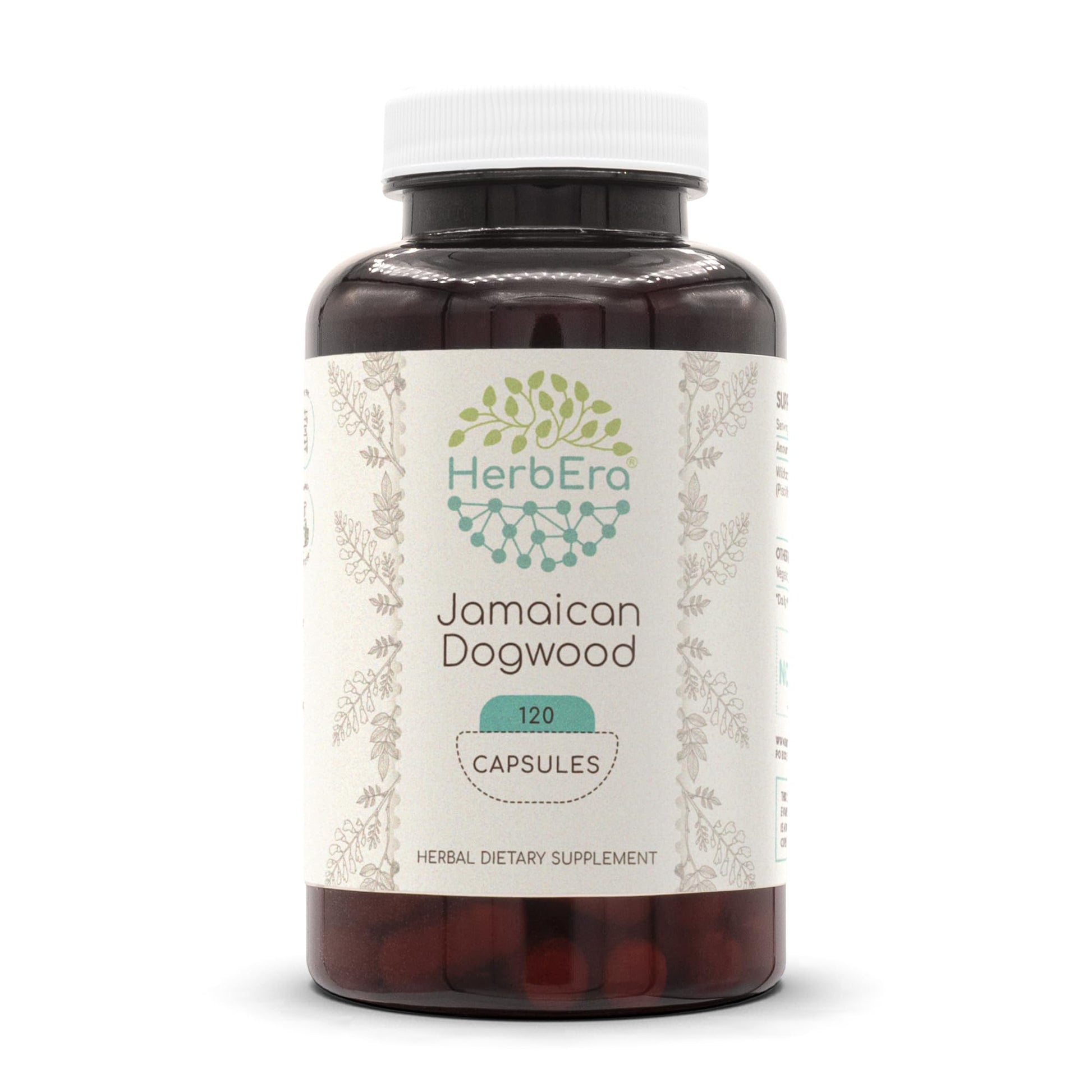 HerbEra Jamaican Dogwood Capsules, 120 Count