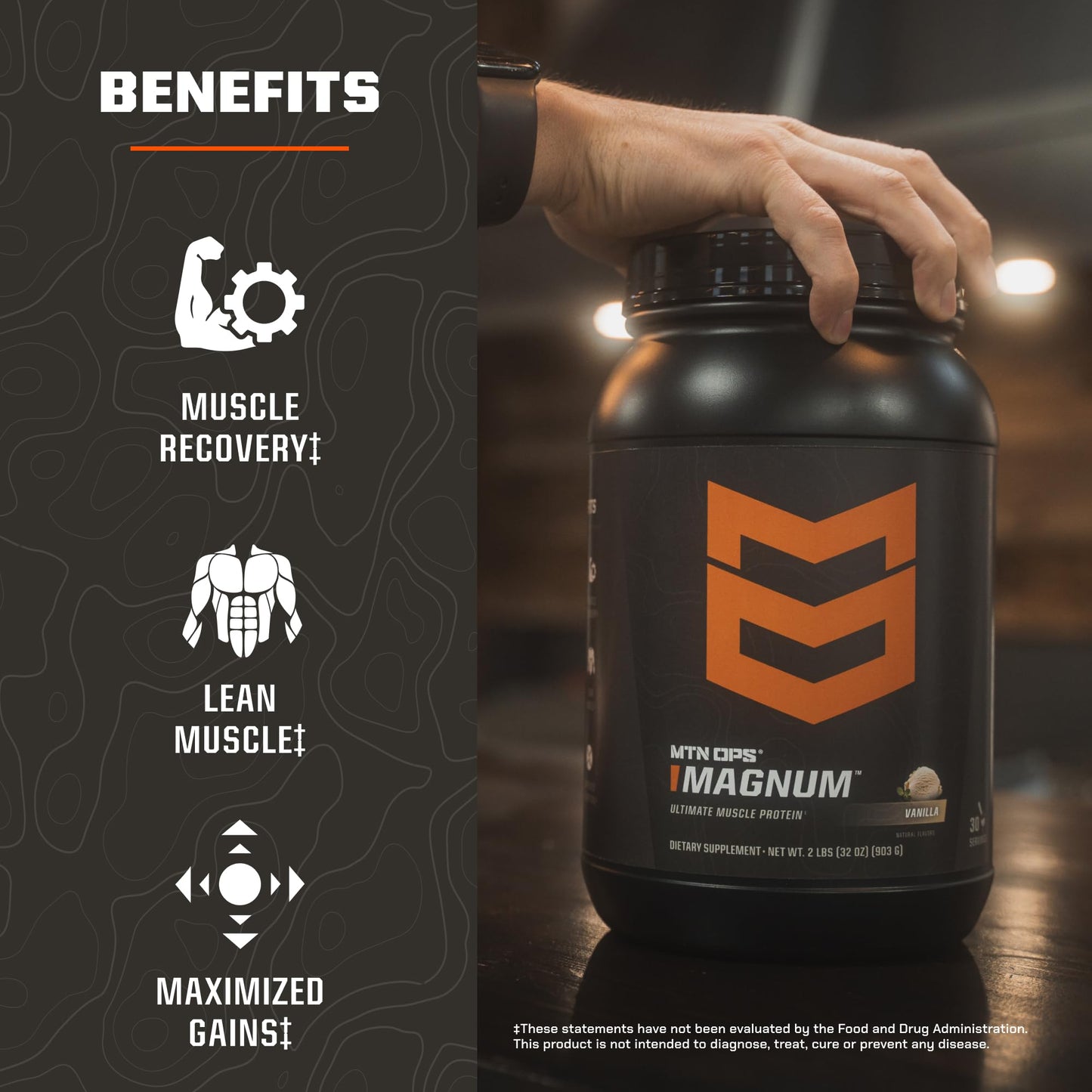 MTN OPS Magnum Whey Protein Powder 33.1 Servings