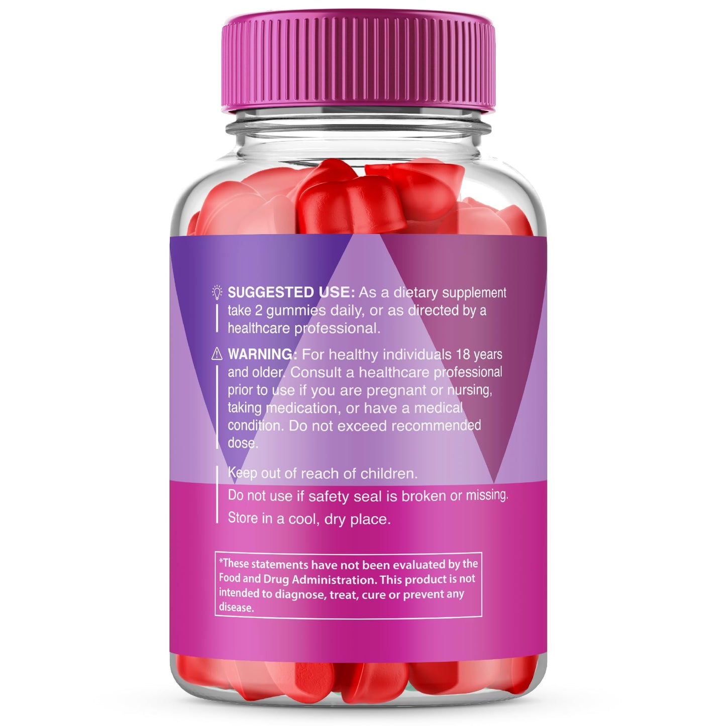 Purvia Vanatera Hemp Gummies Extra Strength Formula, 25mg Per Gummy, 1500mg Per Bottle, 300 Gummies