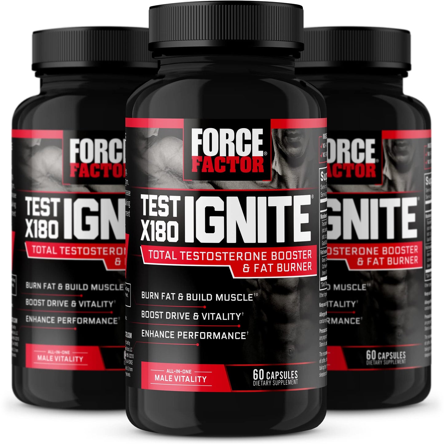 Force Factor Test X180 Ignite Capsule 180 Count