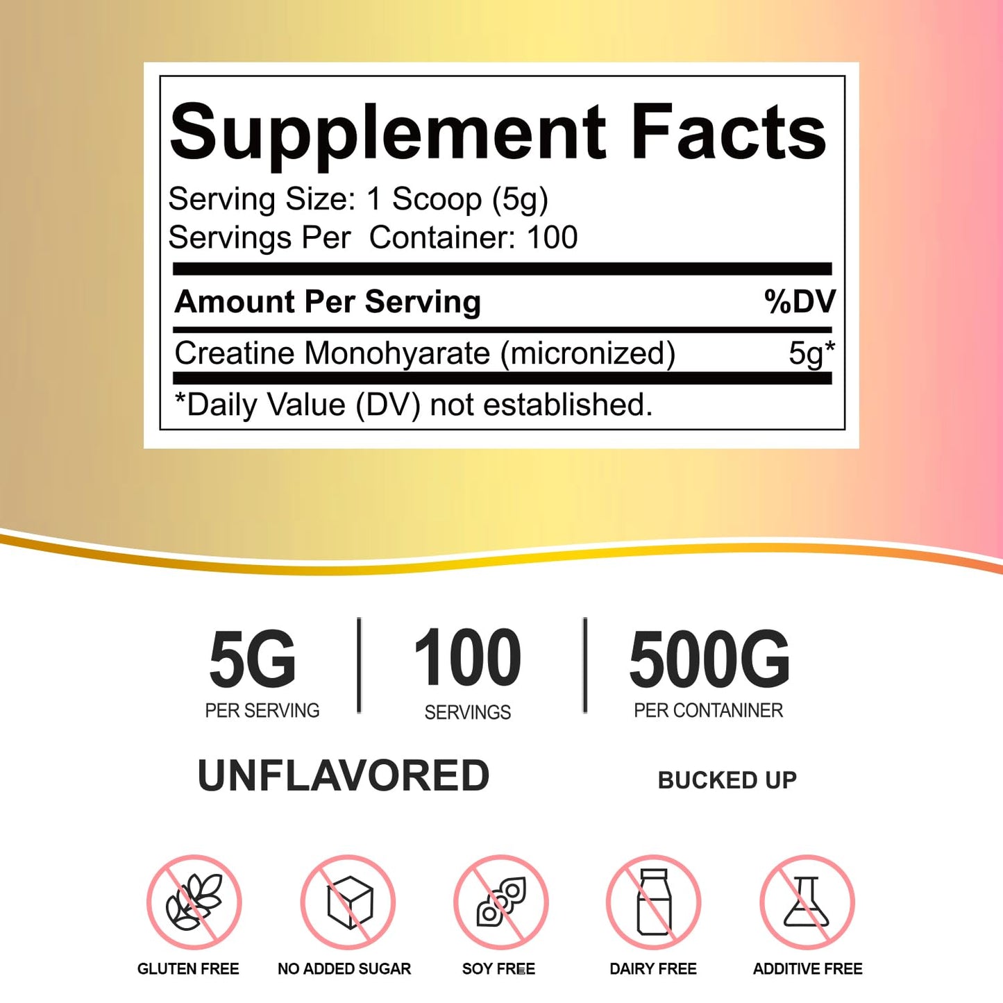 VYHTHY Micronized Creatine Monohydrate & Amino Acid Powder, 17.9 oz