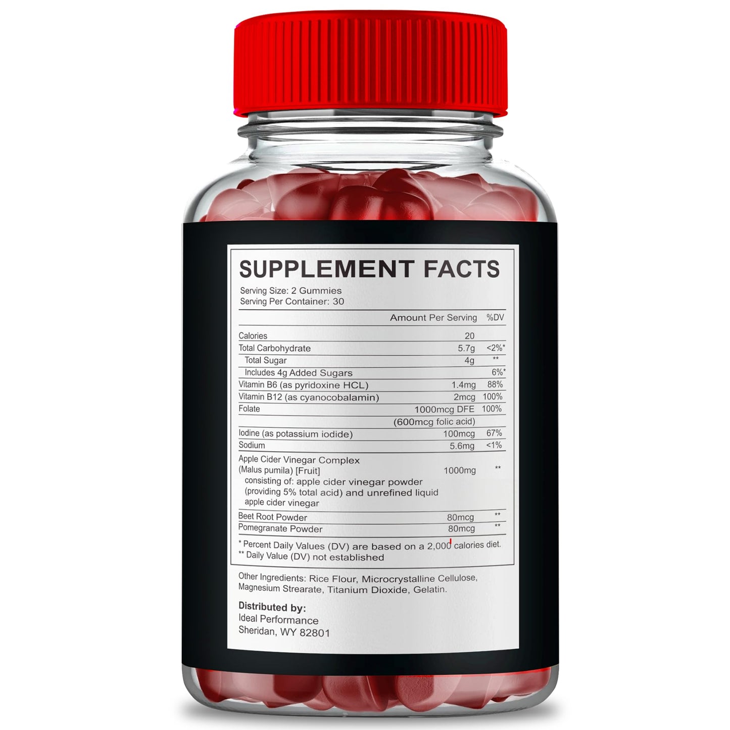 IDEAL PERFORMANCE Punisher Gummies Gummy, 60 Count