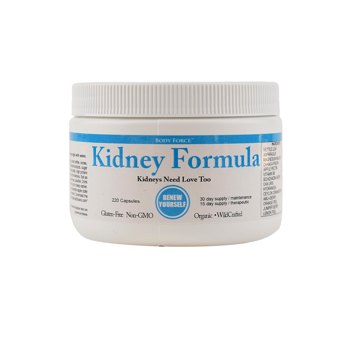 Body Force Kidney Formula Capsules 220 Count