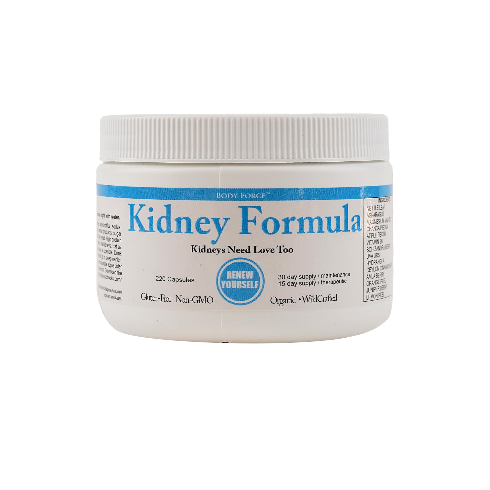 Body Force Kidney Formula Capsules 220 Count