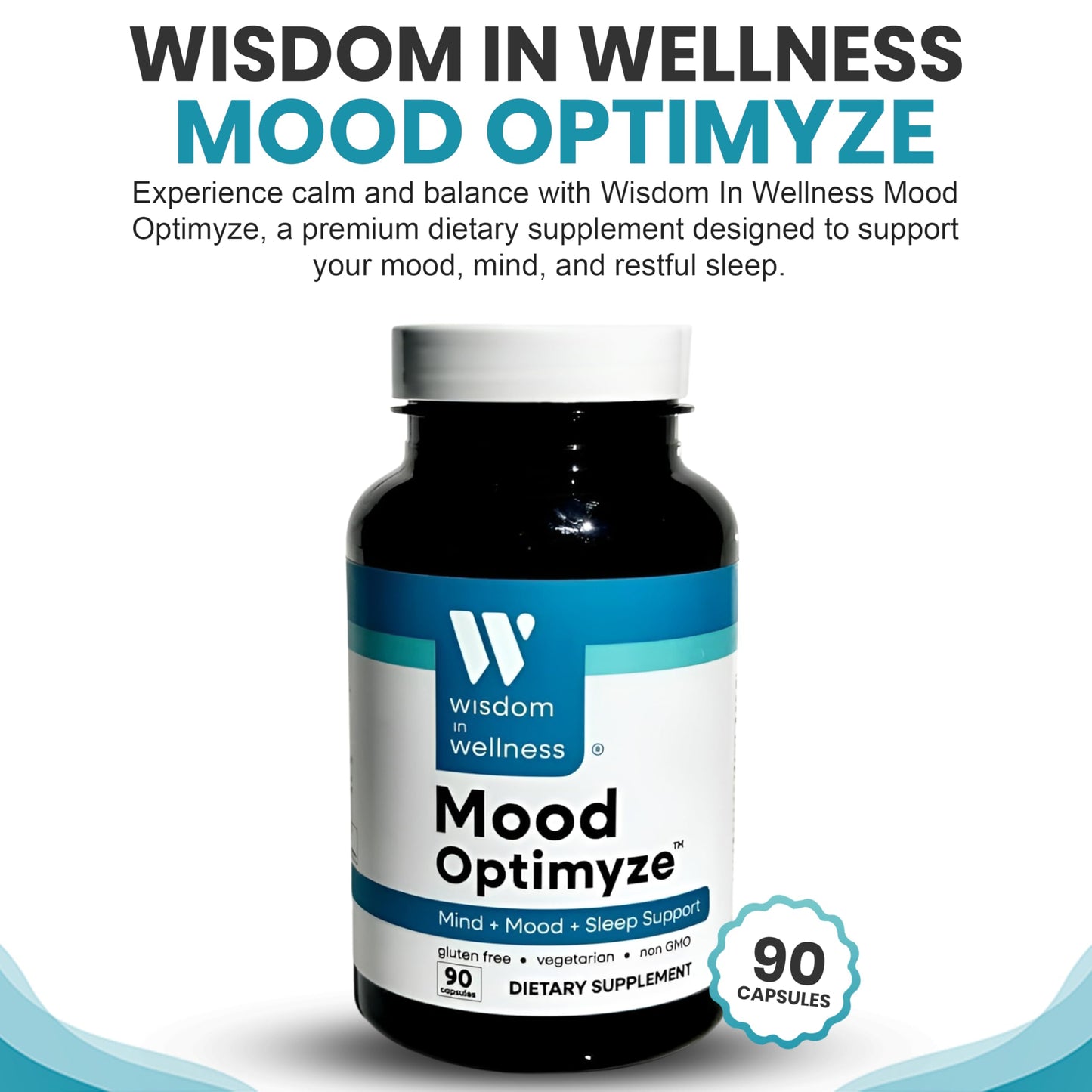 Wisdom In Wellness Mood Optimyze Capsules, 90 Count