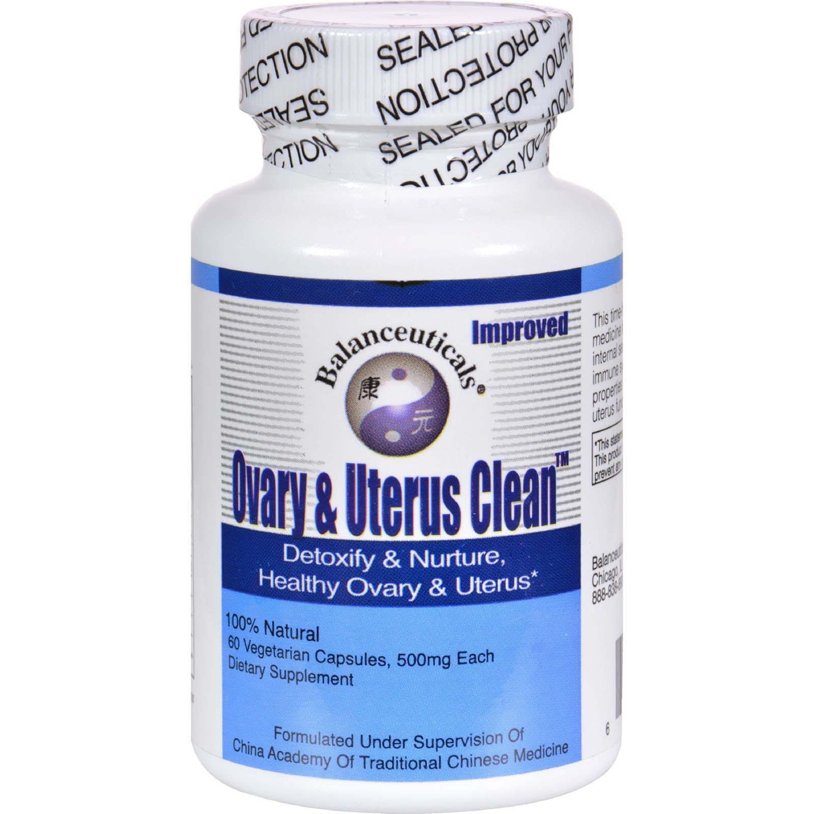 Balanceuticals Ovary & Uterus Clean Capsules 60