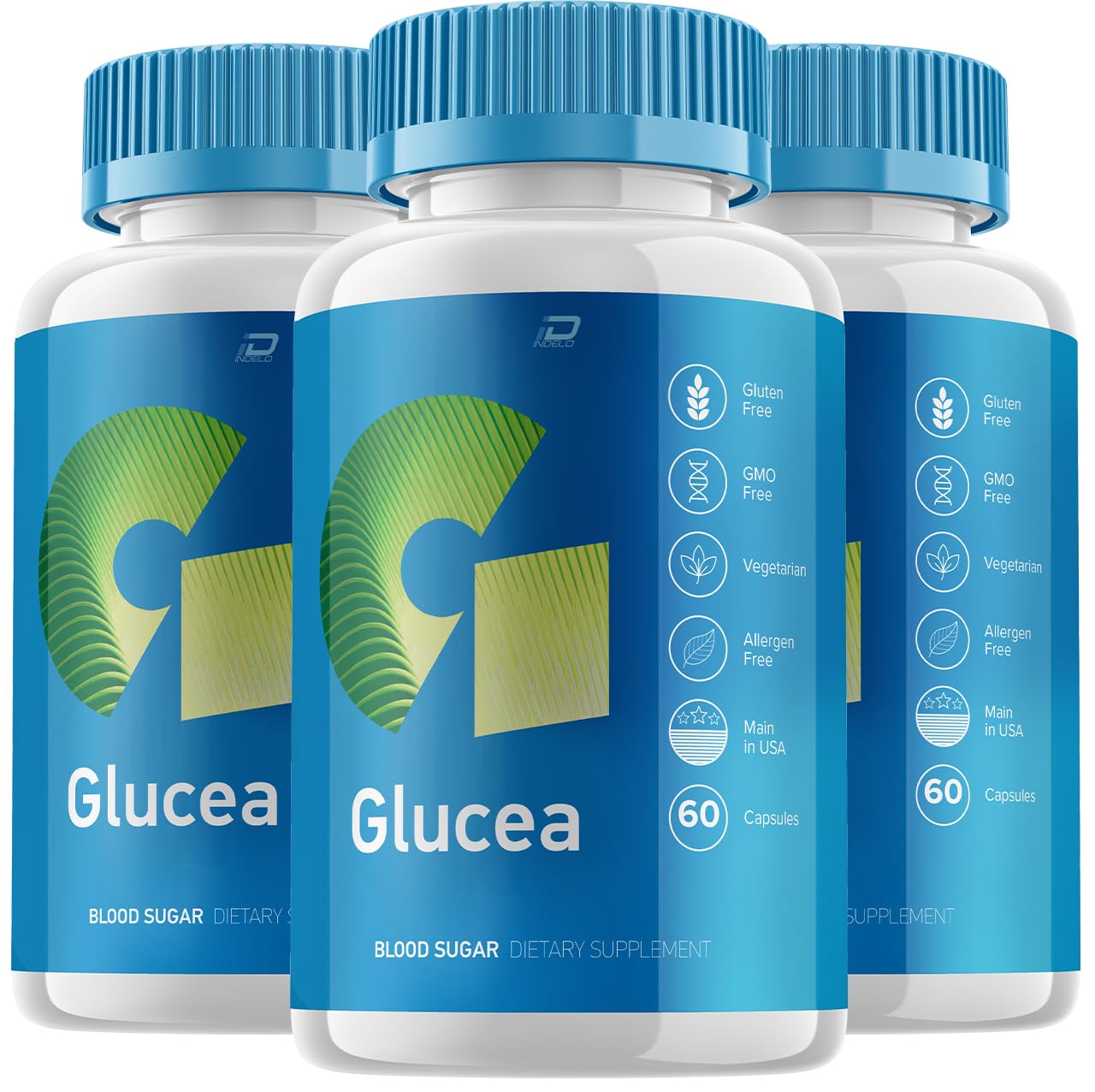Indelo Glucea Metabolic Support 180 Capsules