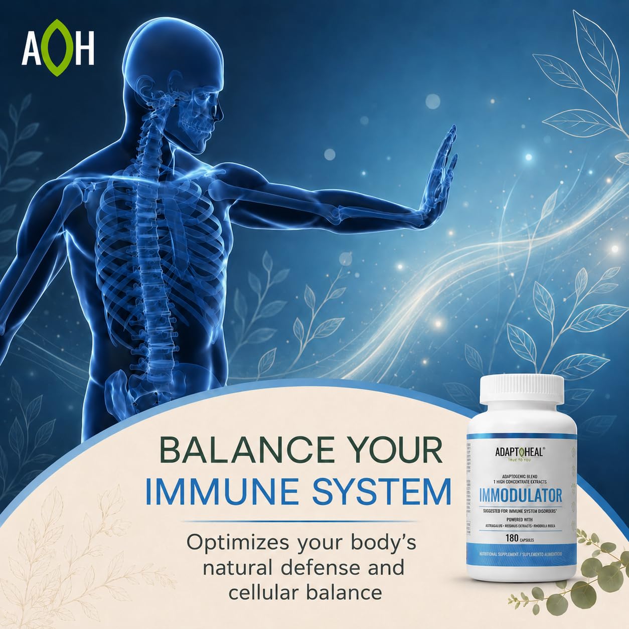 ADAPTOHEAL Immodulator Capsule 180 Count