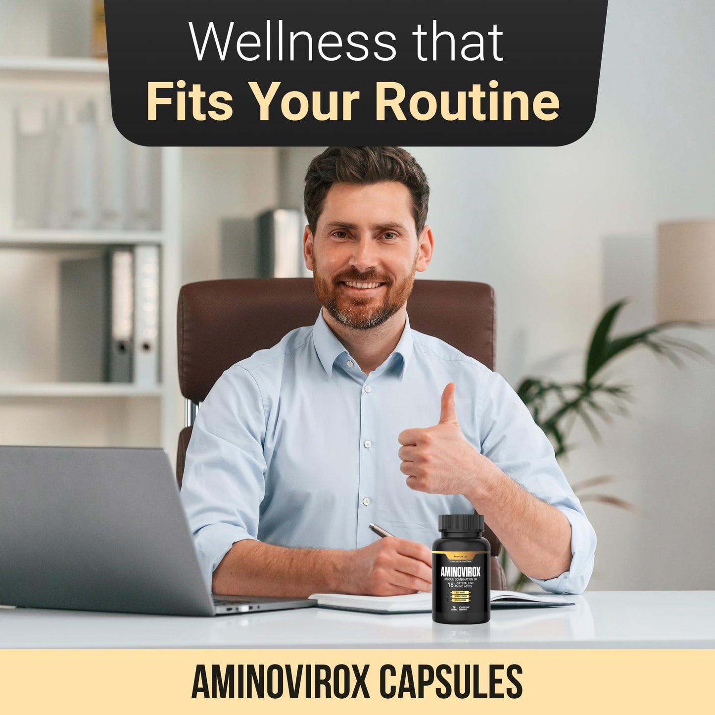 BETTER LIFE LAB Aminovirox Capsule, 100 Capsules