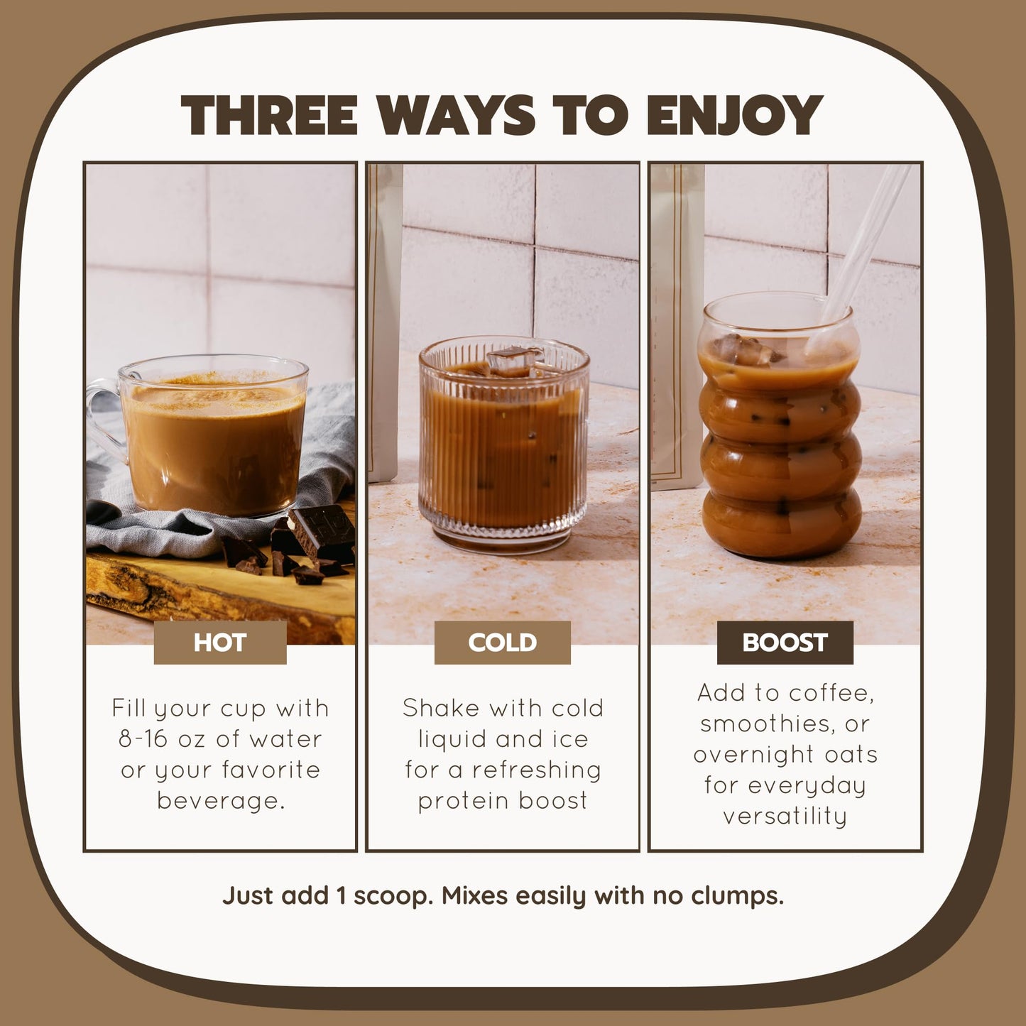 Rae Basics Bone Broth Hot Chocolate Protein Powder Starter, 12 Servings