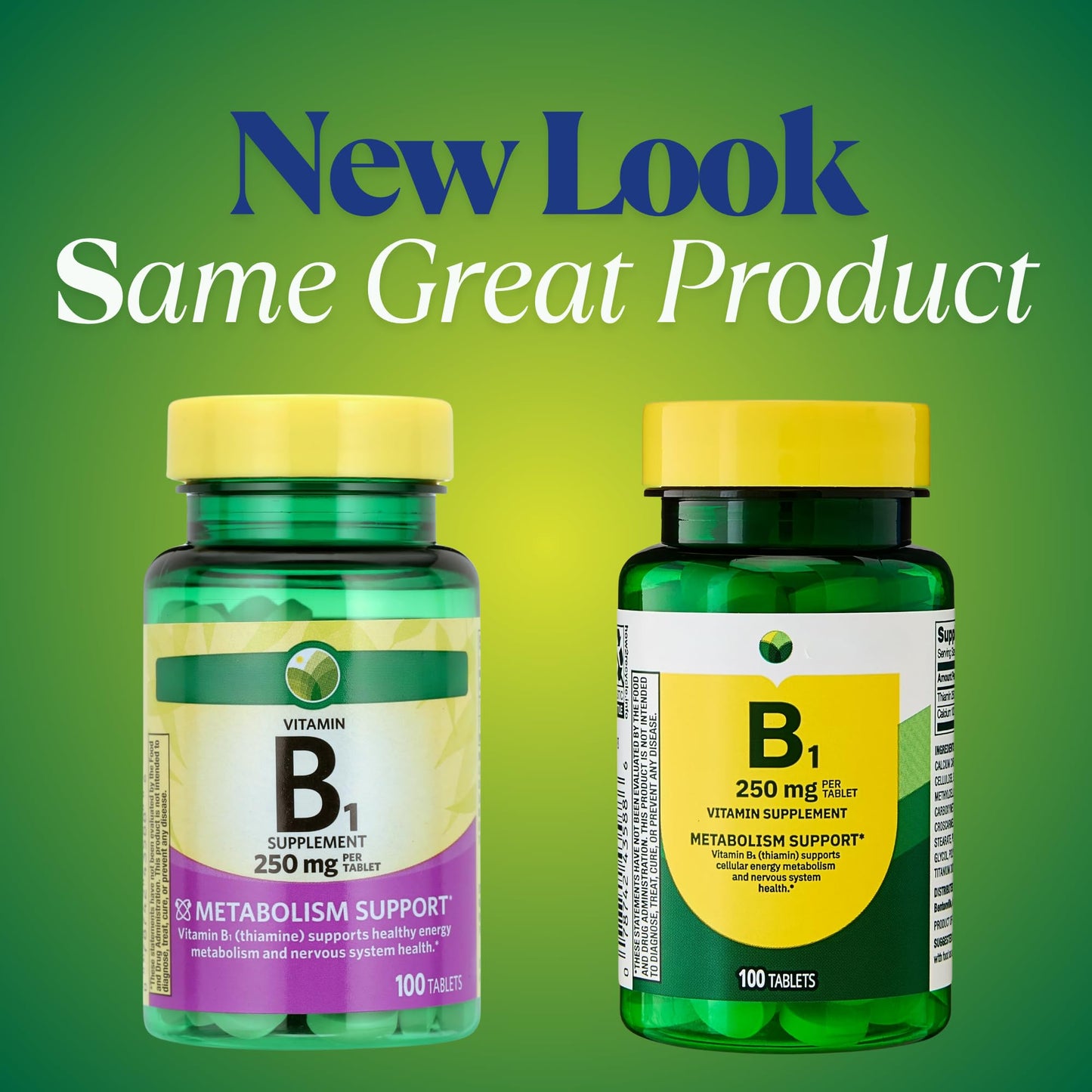 KP+ Vitamin B1 250 mg Thiamine Supplement for Energy & Metabolism Support Tablet, 100 Count