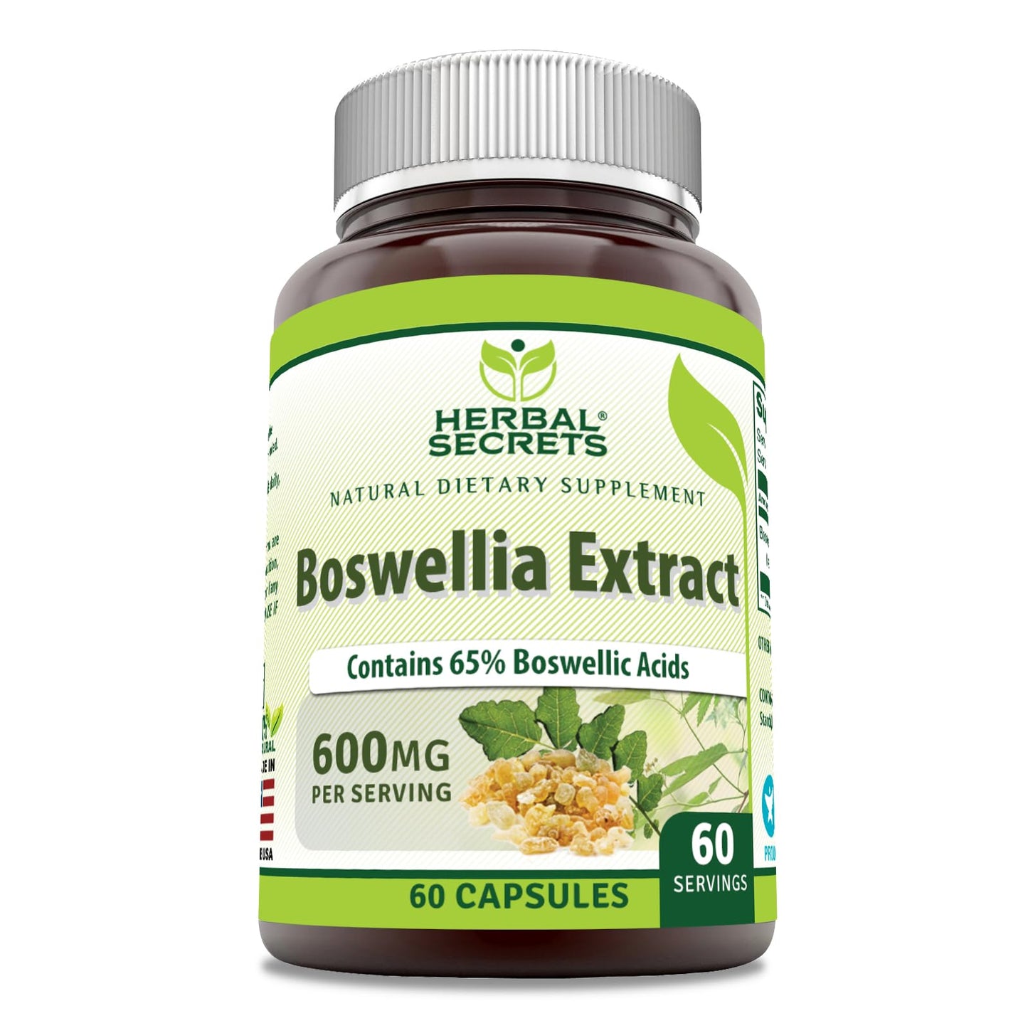 Herbal Secrets Boswellia Serrata Extract Supplement Capsule 1 Count