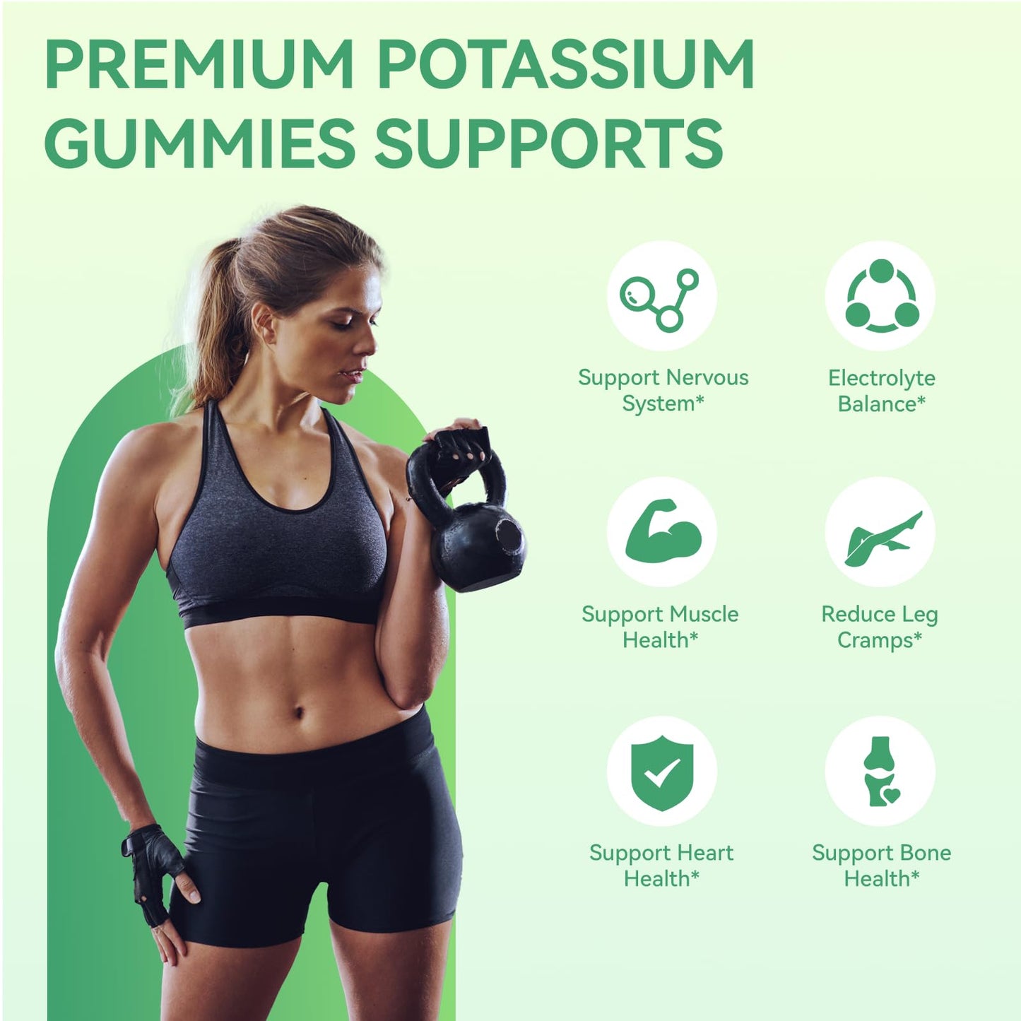 Agumoon Potassium Citrate Gummies 1000mg, 60 Count