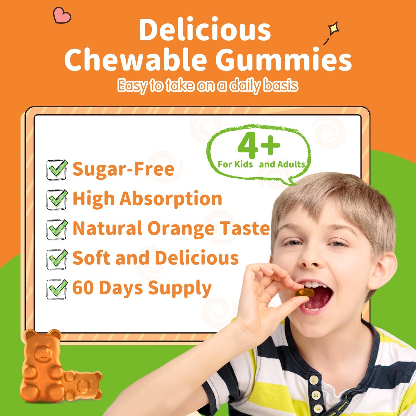 ReviNutra Magnesium Glycinate Gummies 60 Count