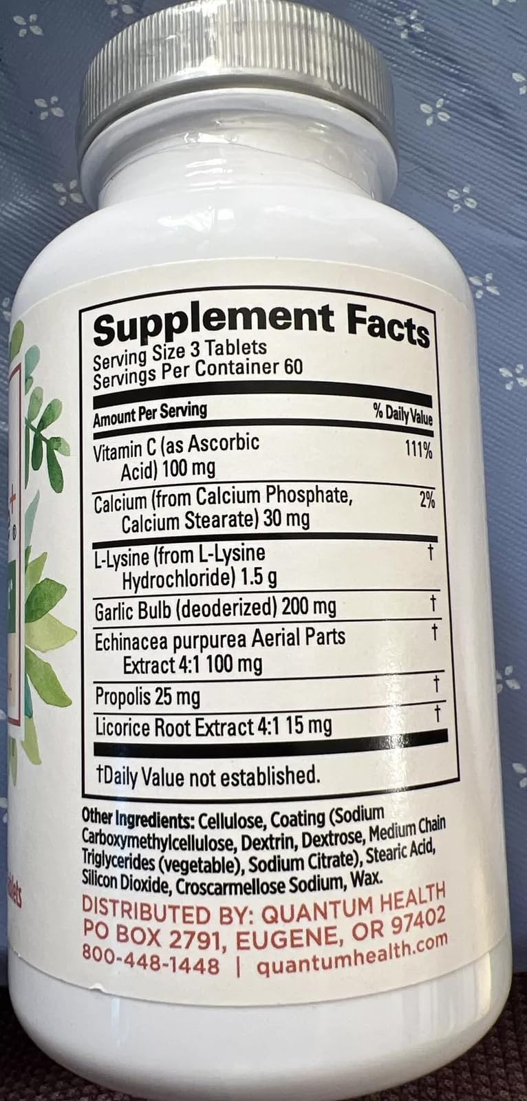 Quantum Super Lysine 180 Tablets