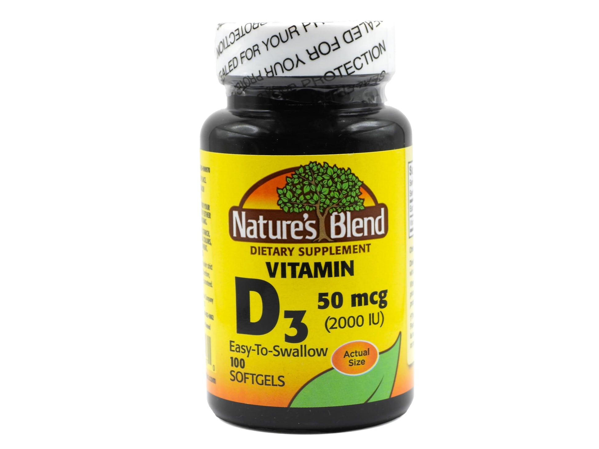Nature's Blend Vitamin D3 Softgels 100 Count