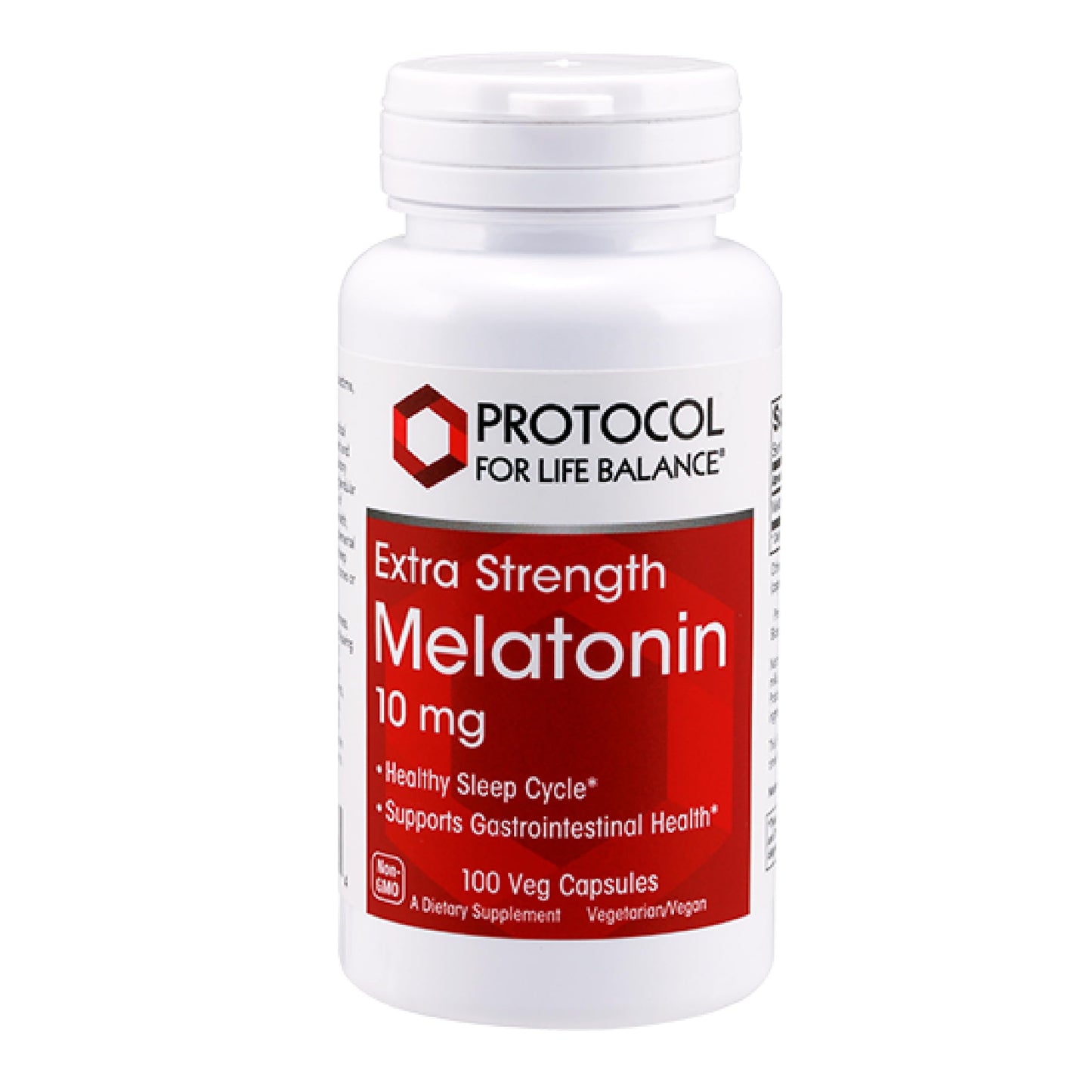 Protocol for Life Balance Melatonin Extra Strength 10 mg Capsule, 100 Veg Capsules