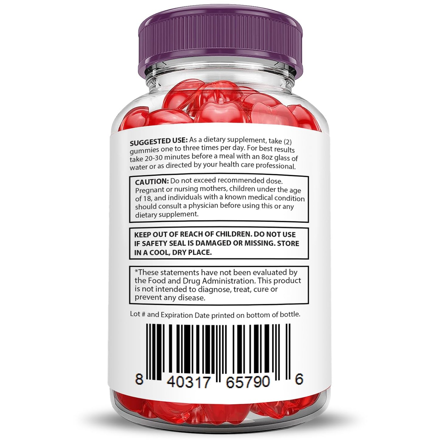 Justified Laboratories Proton Protein Keto ACV Gummies 600 Count