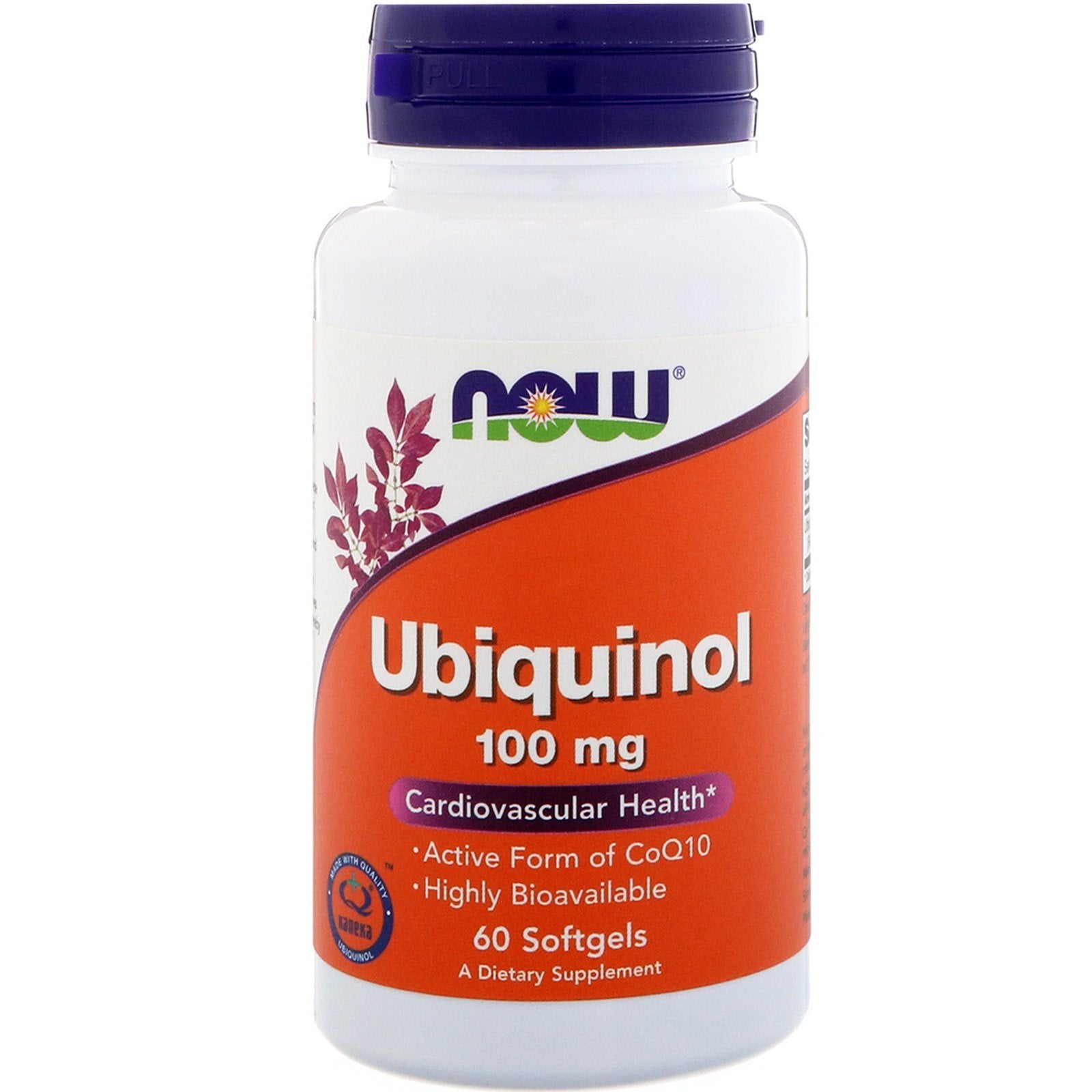 NOW Foods Ubiquinol Cardiovascular Health 100 mg Softgels 180