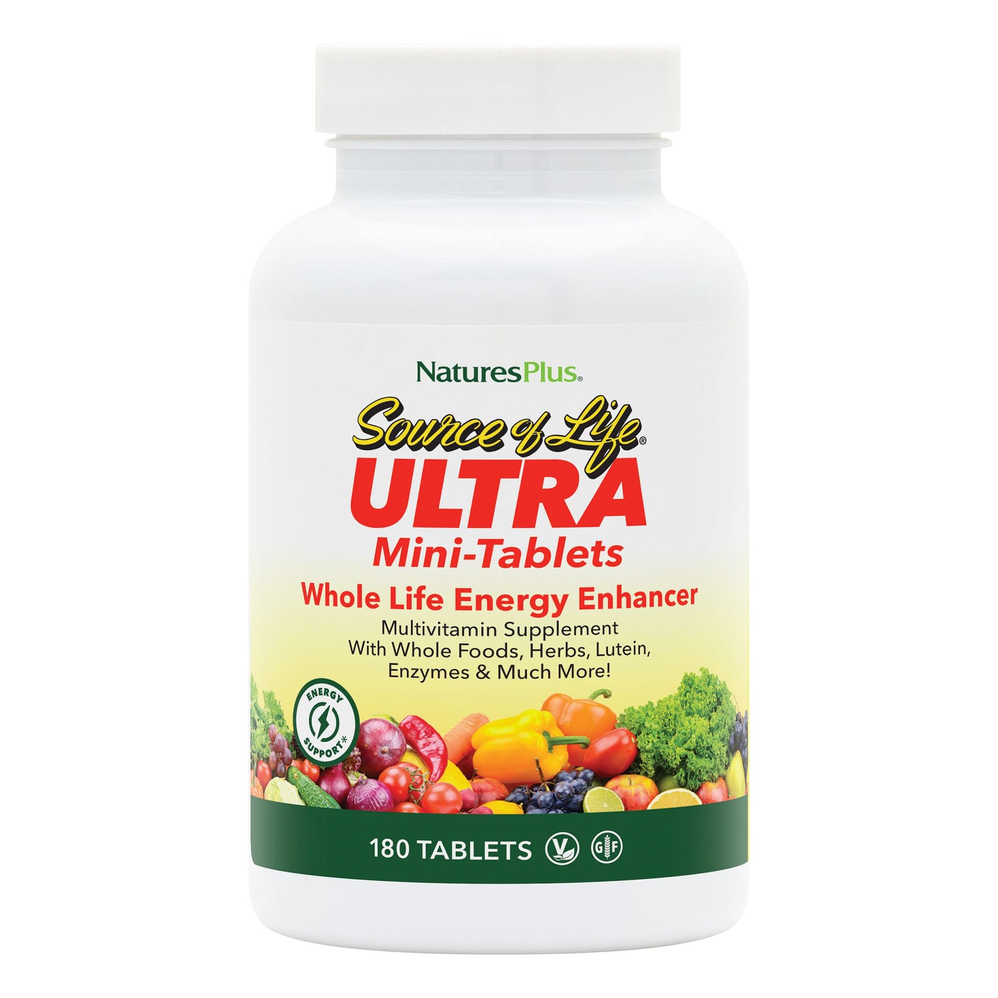 NaturesPlus Ultra Source of Life Multivitamin Tablet 180 Count