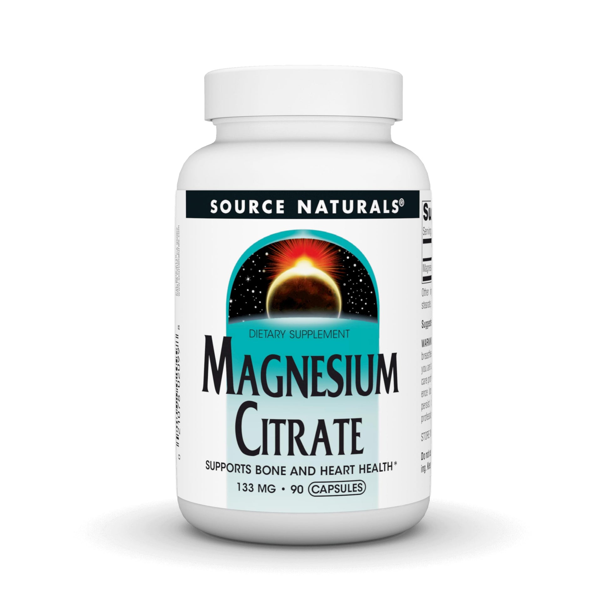 Source Naturals Magnesium Citrate Capsules 90 Count