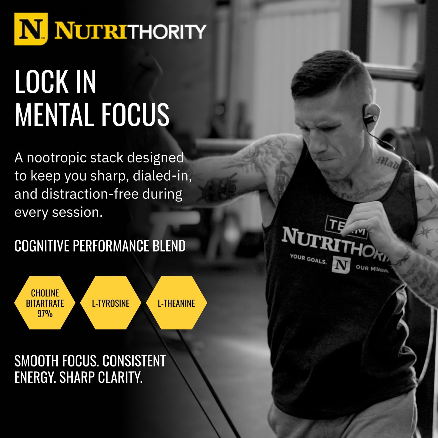 Nutrithority 1.21GW High Stim Pre Workout Powder for Men, High Caffeine, Hawaiian Tango, 19 Servings
