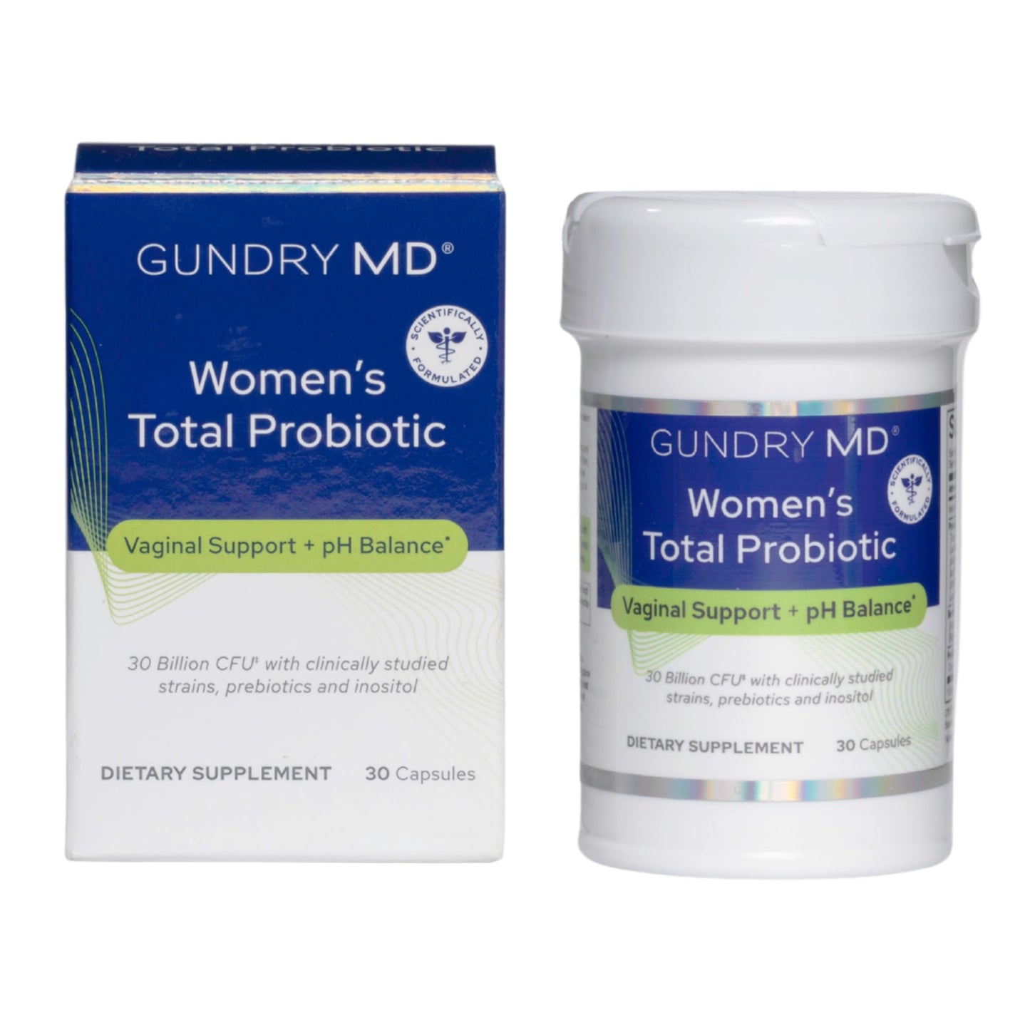 Gundry MD Women's Total Probiotic with Inositol for Metabolic and Reproductive Wellness Support Capsule, 30 Count