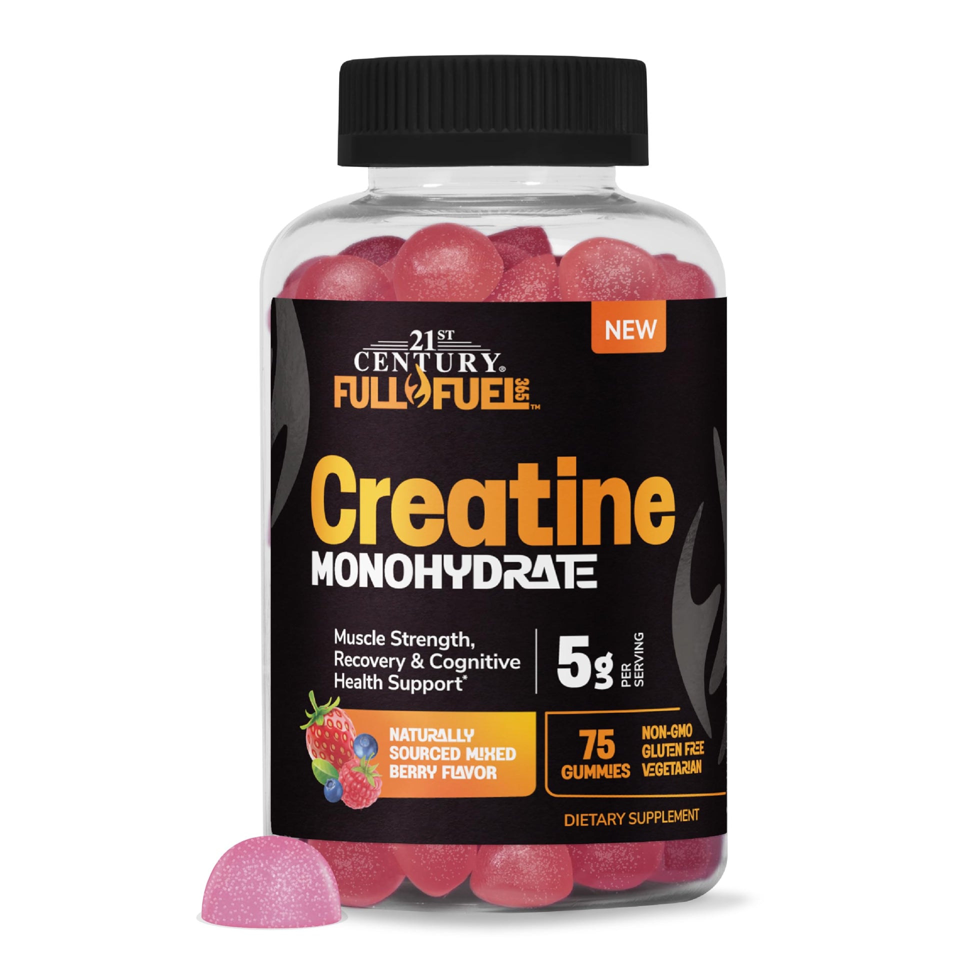 21st Century Full Fuel 365 Creatine Monohydrate Gummies, 75 Gummies