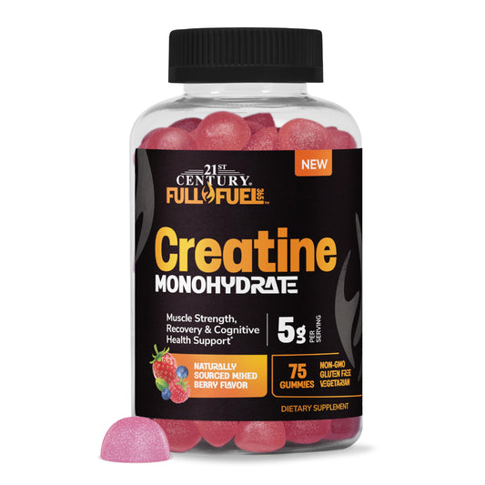 21st Century Full Fuel 365 Creatine Monohydrate Gummies, 75 Gummies