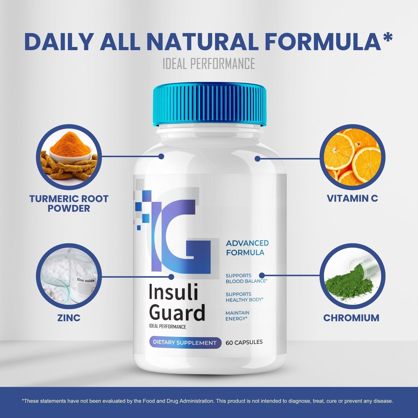 IDEAL PERFORMANCE Insuli Guard Capsules, 60 Capsules