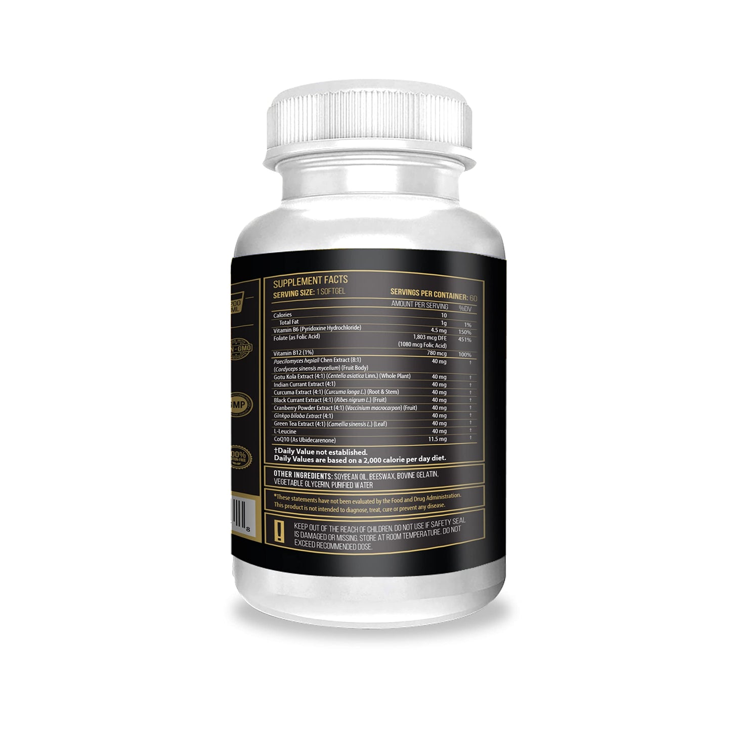 ACTIF Stem Cell Mega Support with 15 Factors Capsules, 60 Count