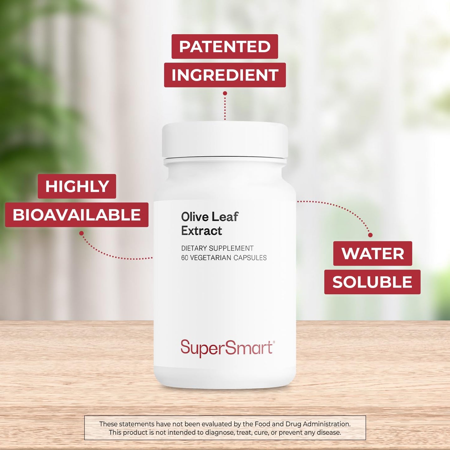 Supersmart Olive Leaf Extract 60 Capsules