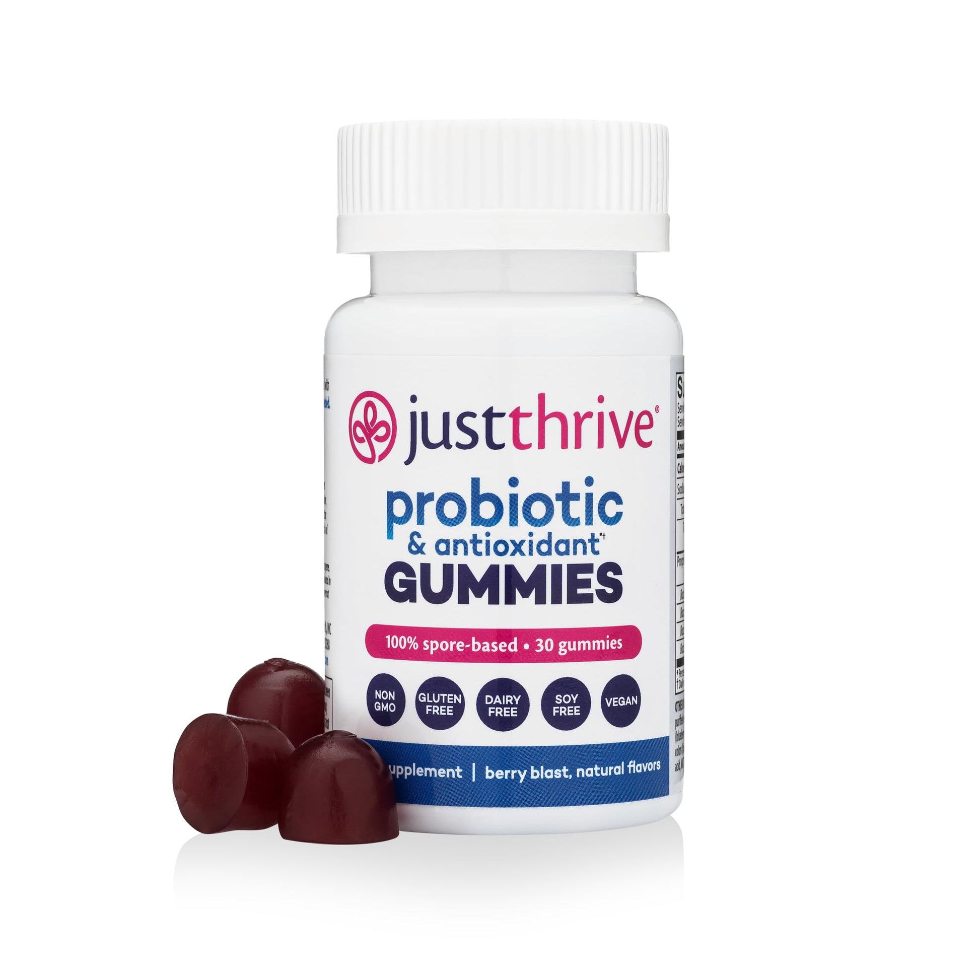 Just Thrive Probiotic Gummies 30 Count