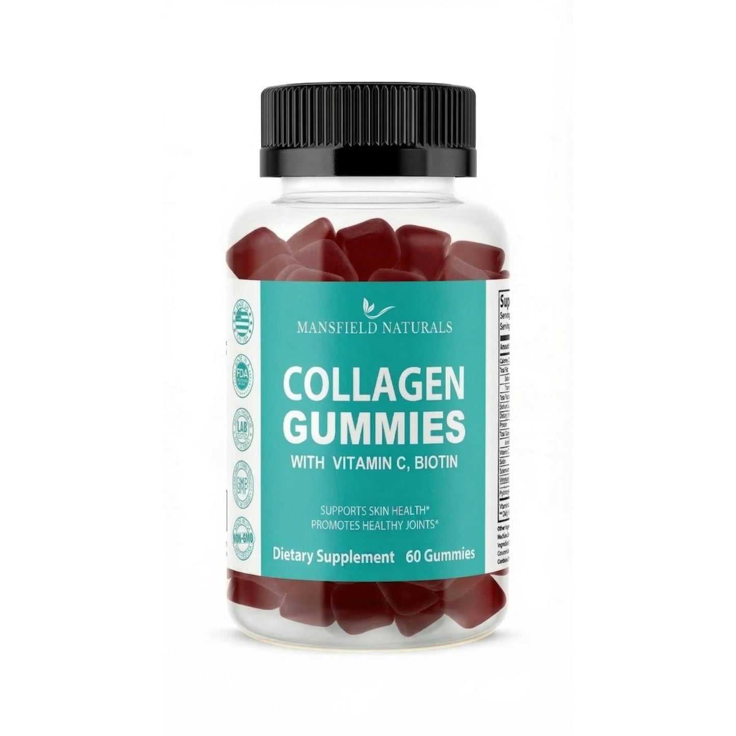 Mansfield Naturals Collagen Gummies, 60 Count