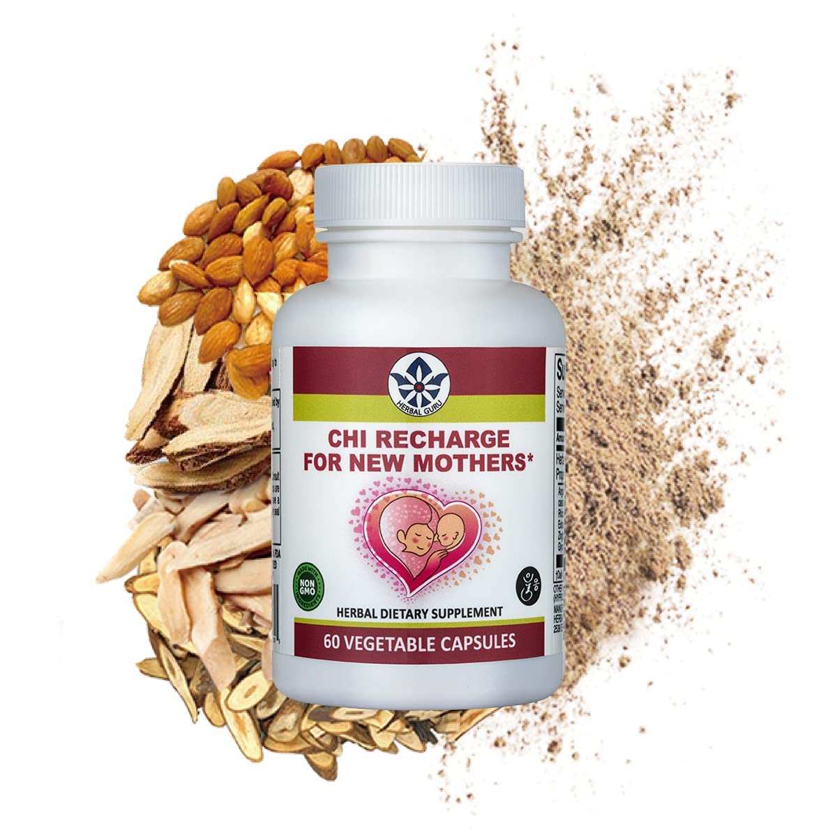 Herb Guru Chi Balance Herbal Supplement for New Mothers Capsules 1 Count