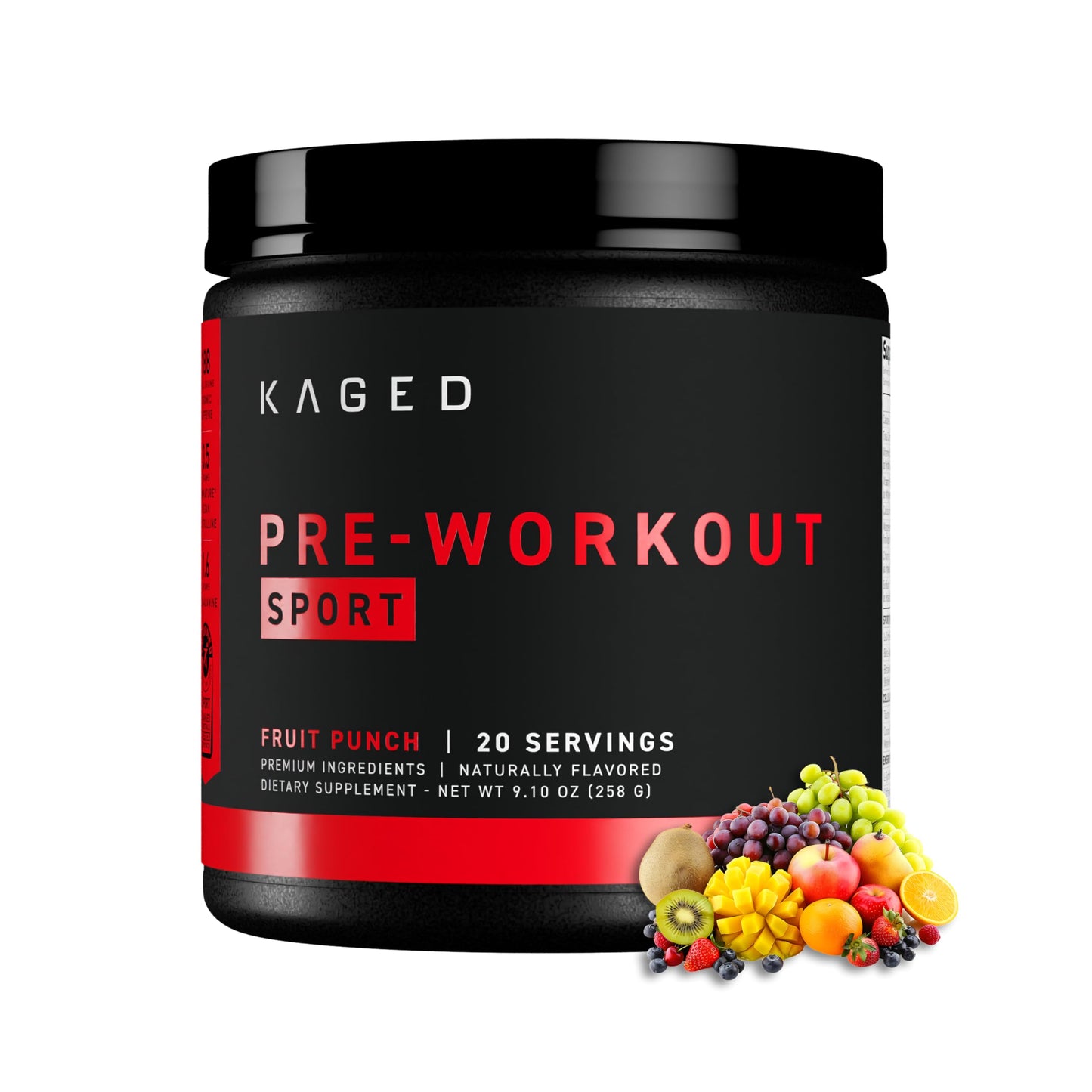 Kaged Sport Pre Workout Powder 10 Servings