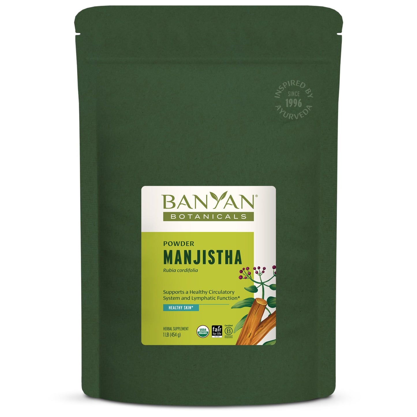 Banyan Botanicals Manjistha Powder 16 Ounce (Pack of 1)