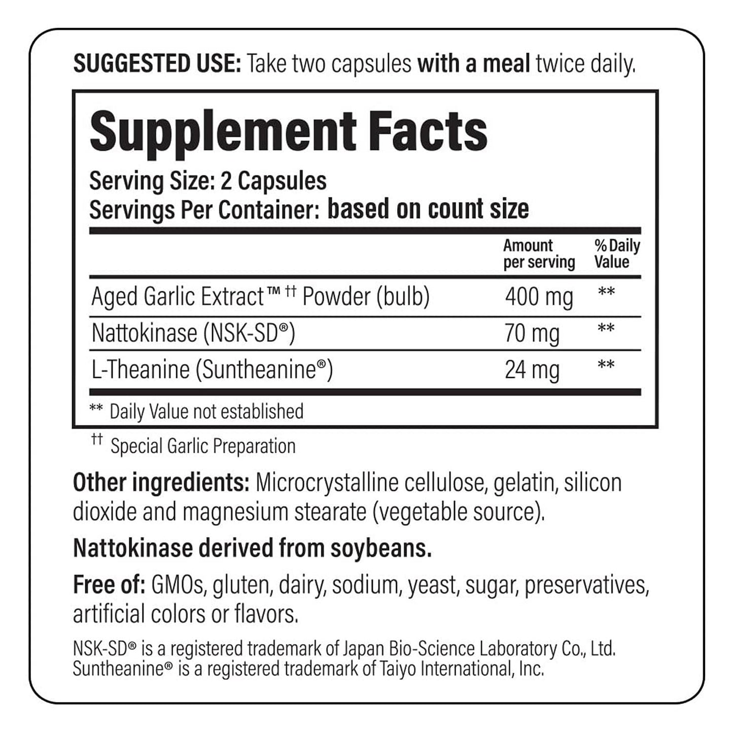 Kyolic Aged Garlic Extract Formula 109 Capsules 160 Count
