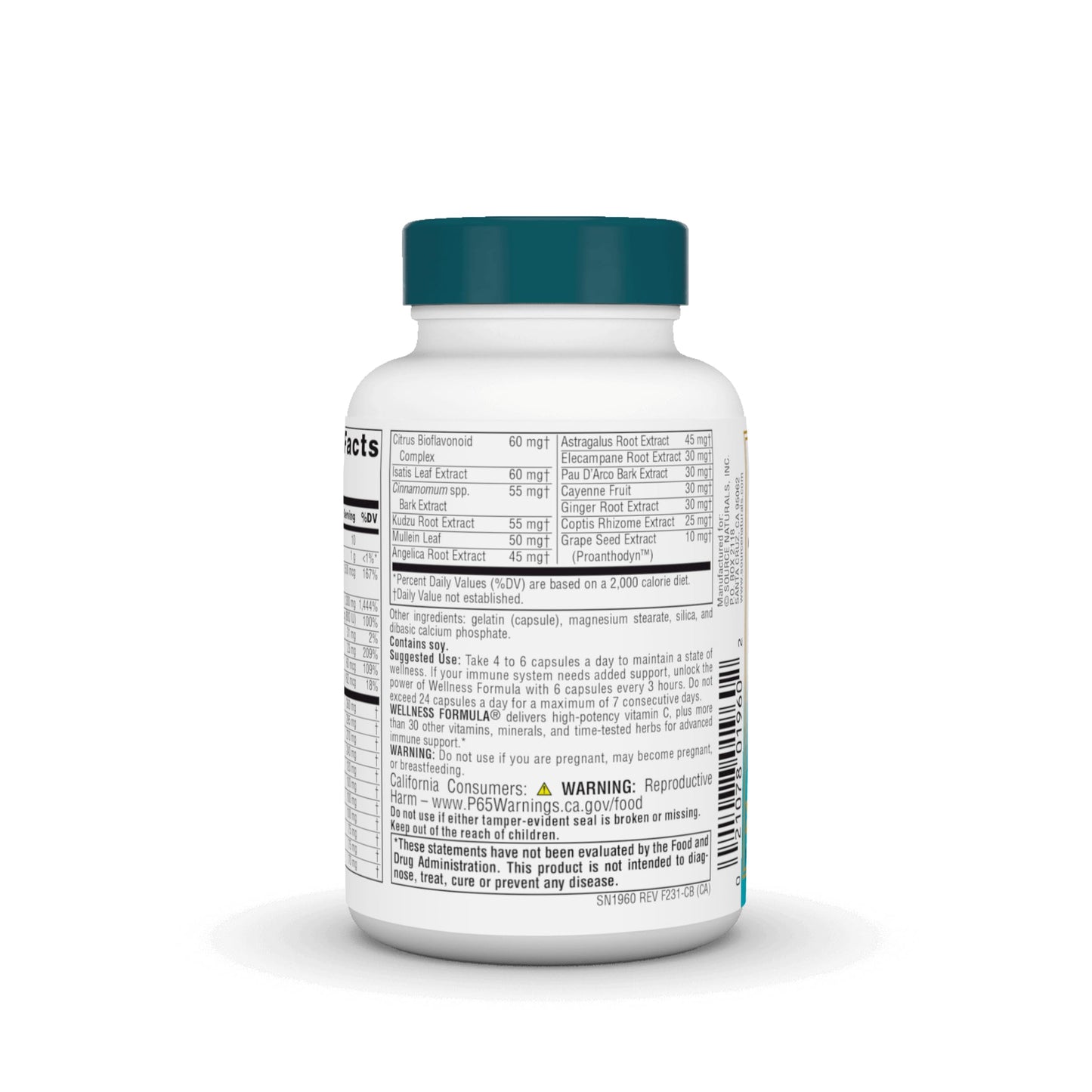 Source Naturals L-Carnitine 500 mg for Metabolic Energy, 120 Capsules